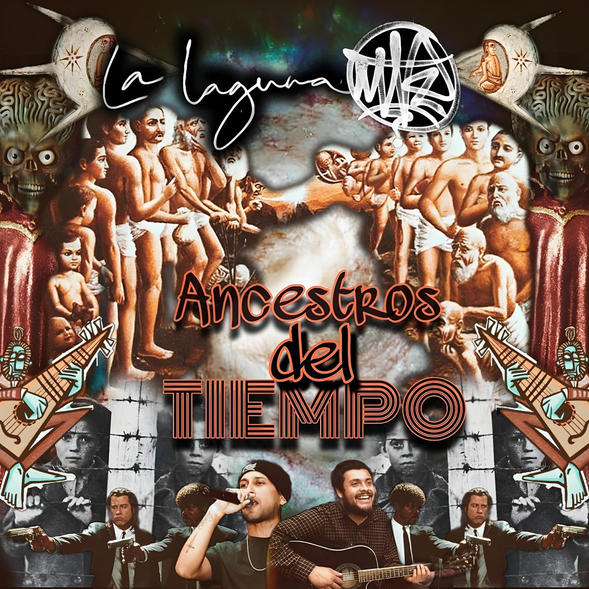 Ancestros del Tiempo (feat. MazteRap) - Single by La Laguna album cover
