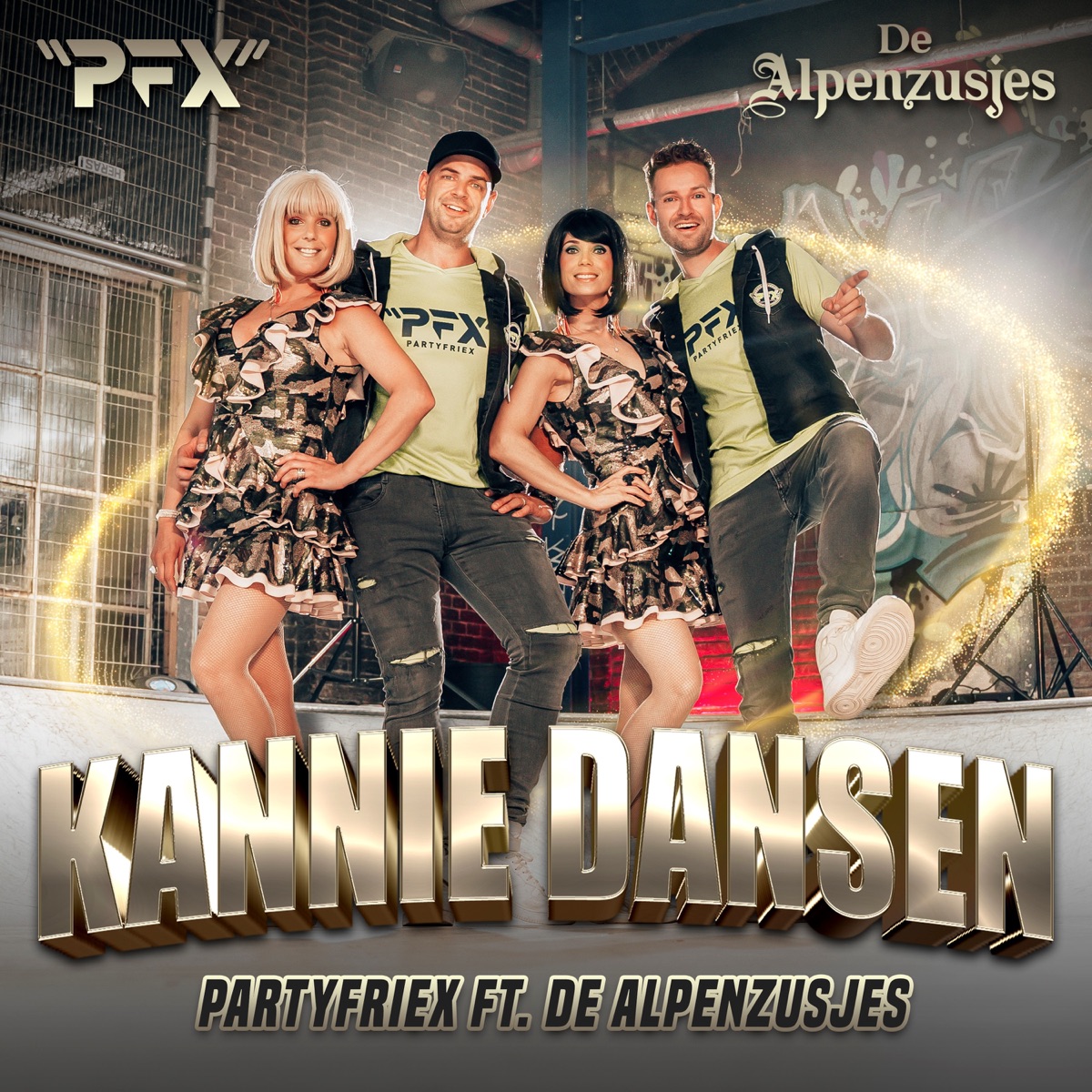 Kannie Dansen - Single by PartyFriex & De Alpenzusjes album cover
