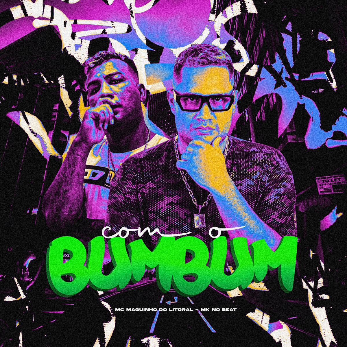 Com o Bumbum (feat. MK no Beat) - Single by Mc Maguinho do Litoral album cover