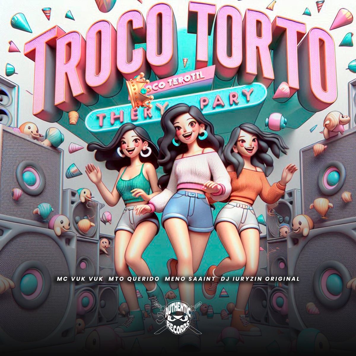 Troço Torto (feat. MToquerido) - Single by DJ IURYZIN ORIGINAL, Meno Saaint & Mc Vuk Vuk album cover