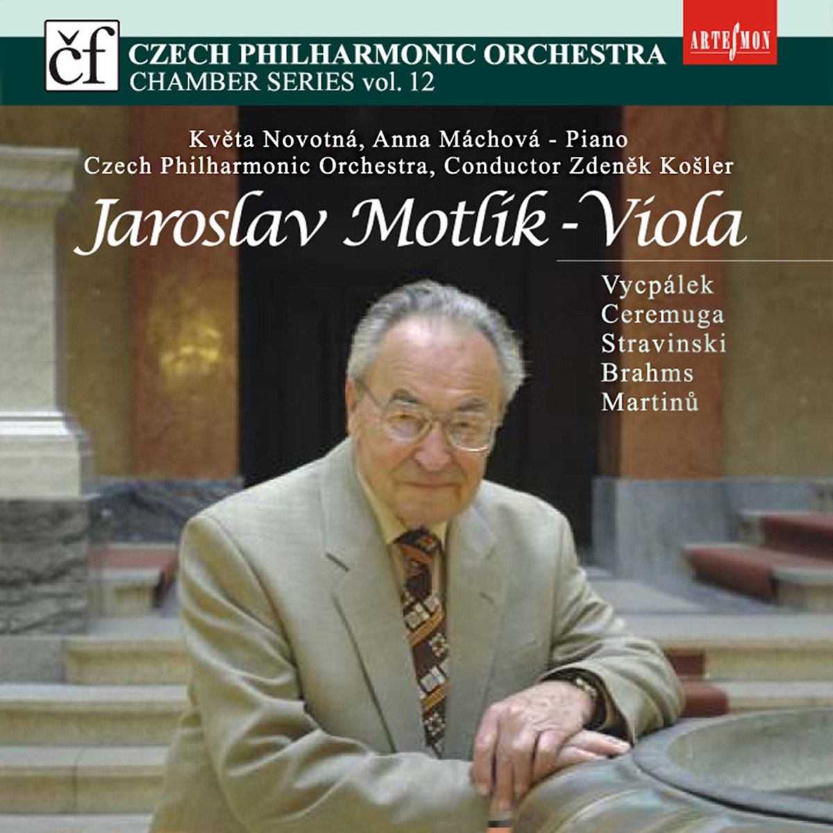 Jaroslav Motlík - Viola by Jaroslav Motlík, Květa Novotná, Zdeněk Košler & Czech Philharmonic album cover