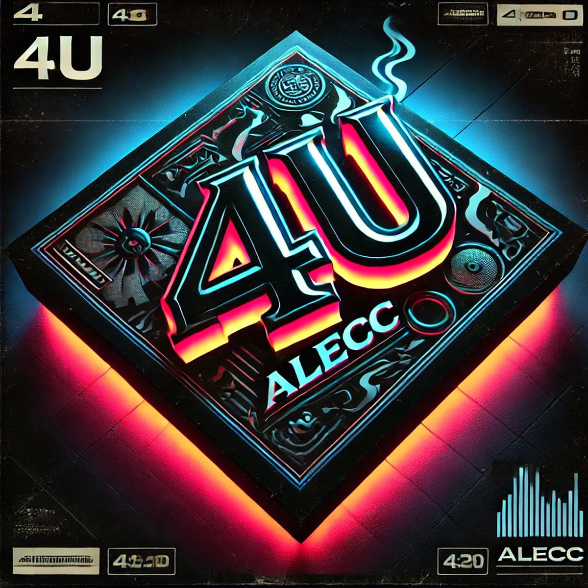 4U - Single by Alecc & Gaglia album cover