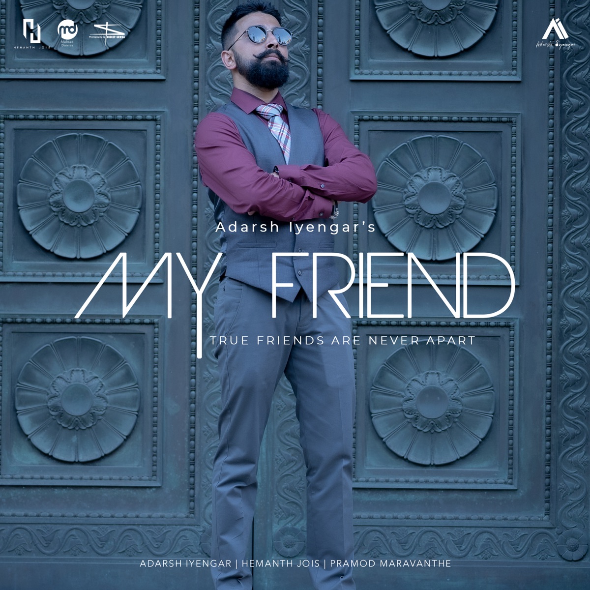 My Friend - Single by Adarsh Iyengar album cover