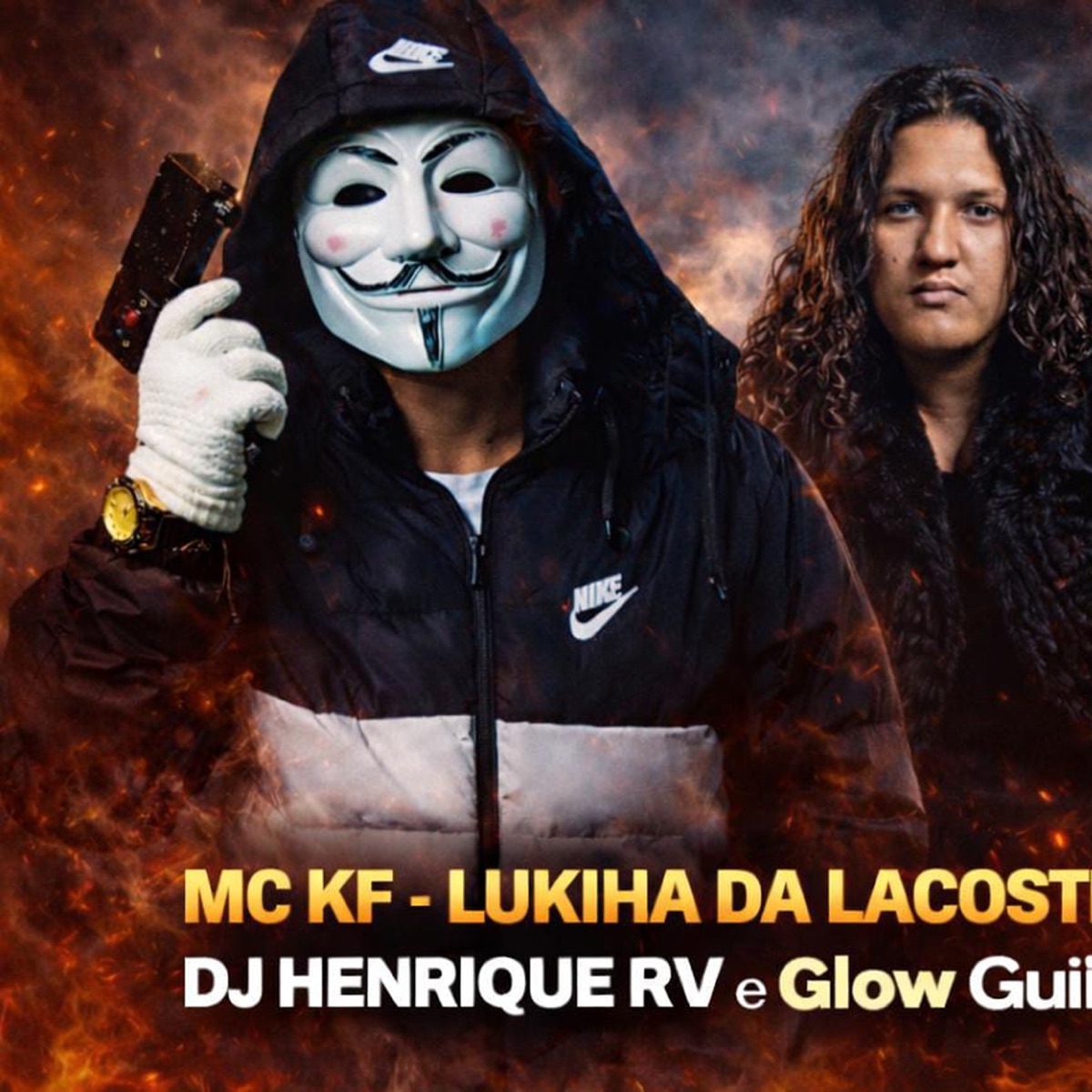 LUKIHA DA LACOSTE (feat. Mc KF) - Single by Glow Guil & Dj Henrique Rv album cover