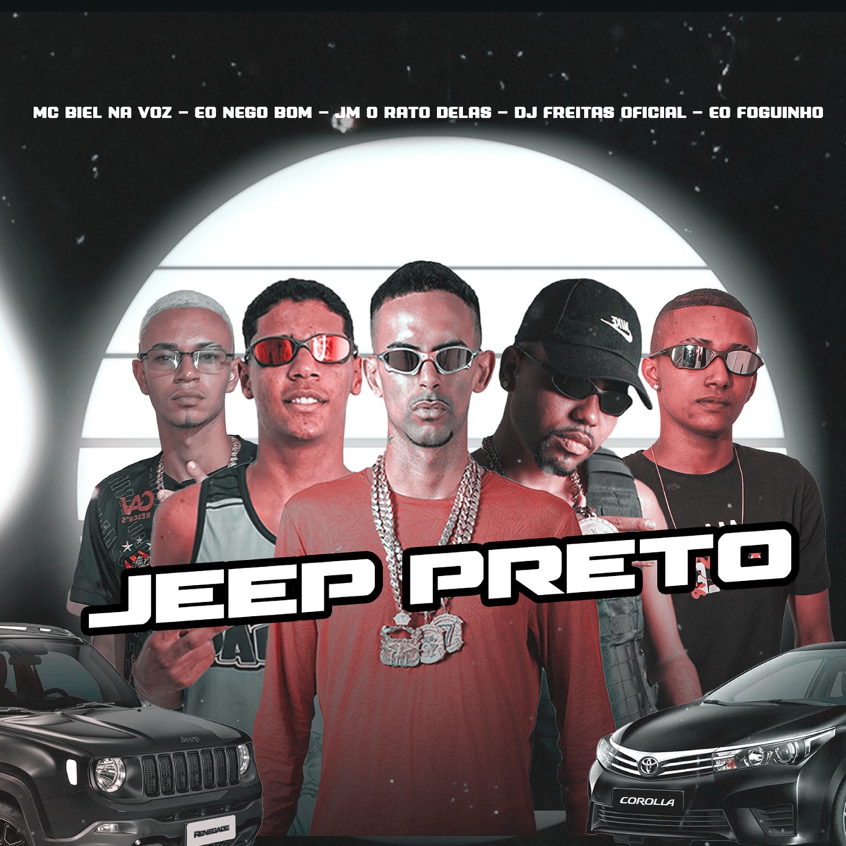 Jeep Preto (feat. Eo Nego Bom & Jm O Rato Delas) - Single by Dj Freitas Oficial, Mc Biel na Voz & EO Foguinho album cover