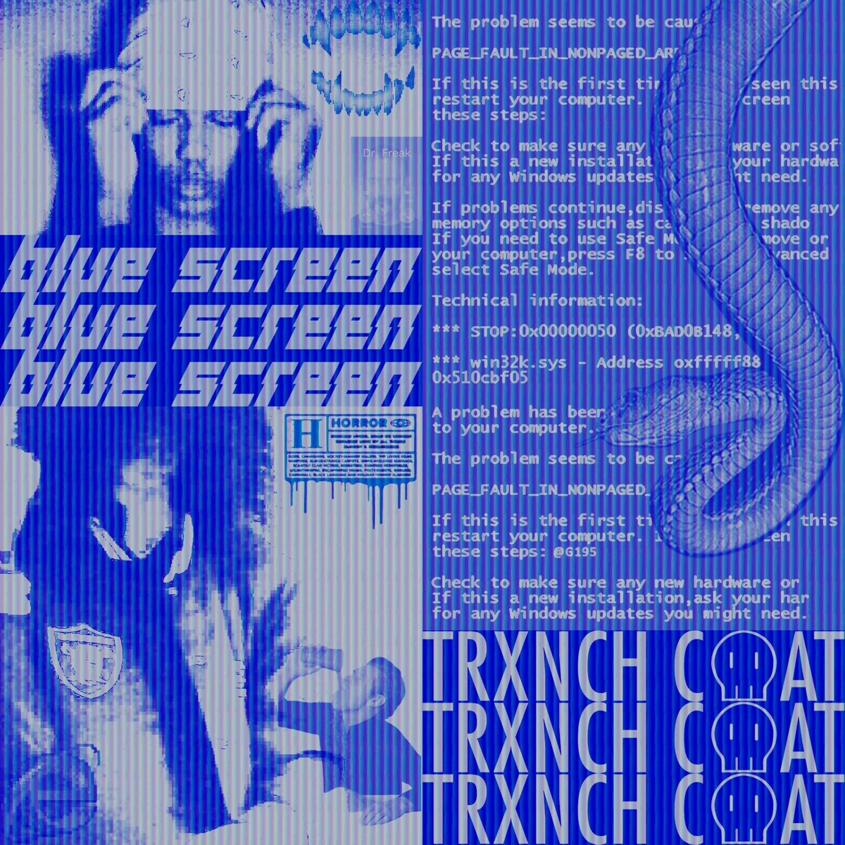 Blue Screen - Single by Trxnch Coat album cover