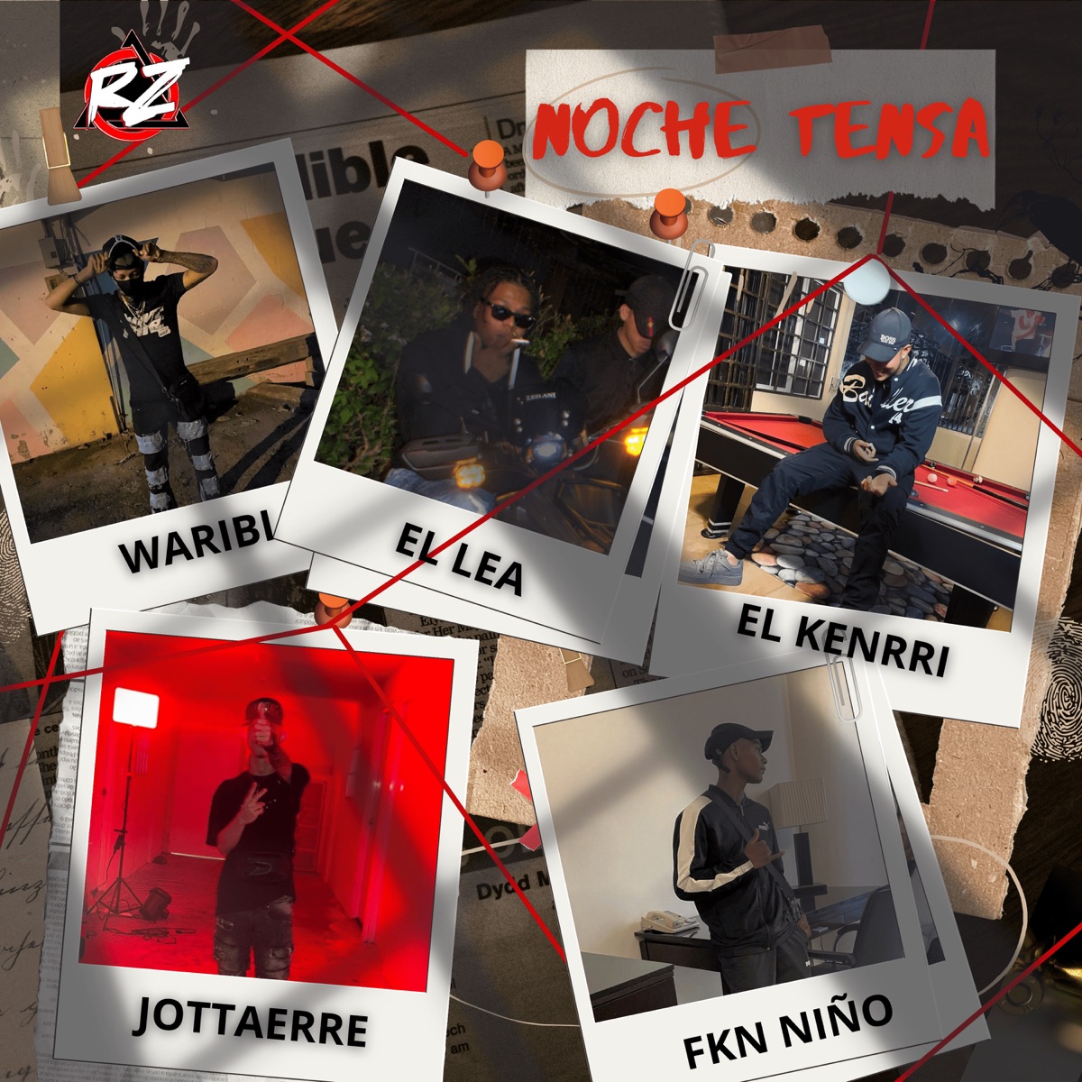 Noche Tensa (feat. El Kenrri, jottaerre & Fkn Niño) - Single by EL LEA & Waribi album cover