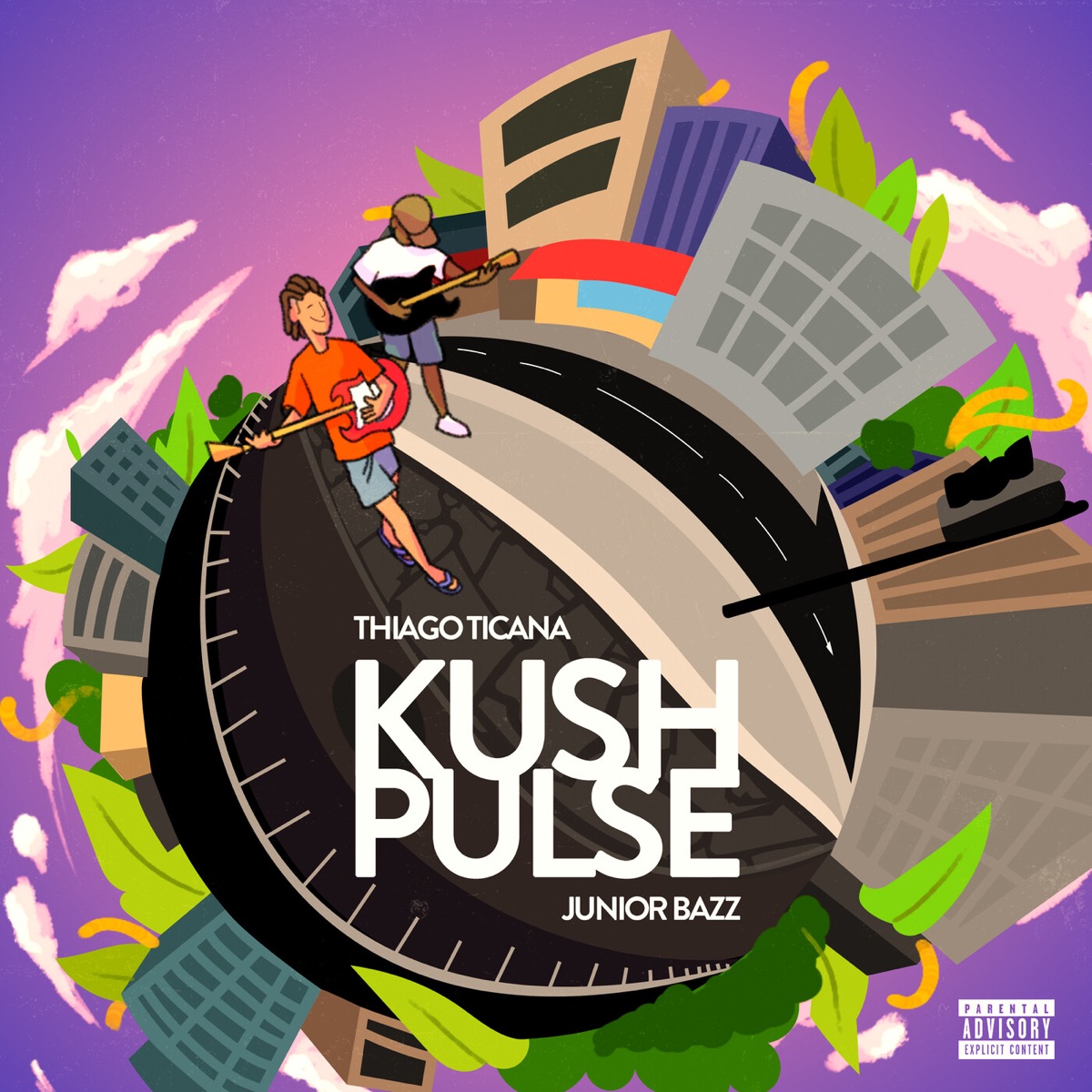 Kush Pulse - Single by chillkush, Junior Bazz & Thiago Ticana album cover