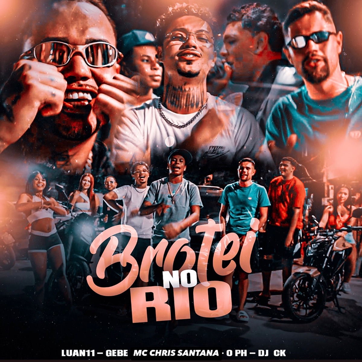 Brotei no Rio (feat. Vegas & Dj Ck) - Single by O PH, Gebê, Luan11 & MC Chris Santana album cover