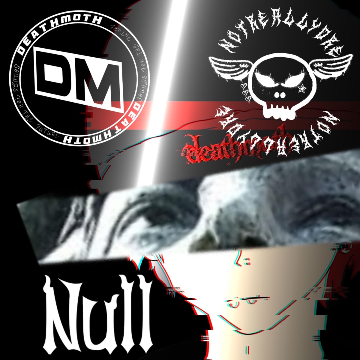 Null (feat. notreallydre) - Single by deathmoth album cover
