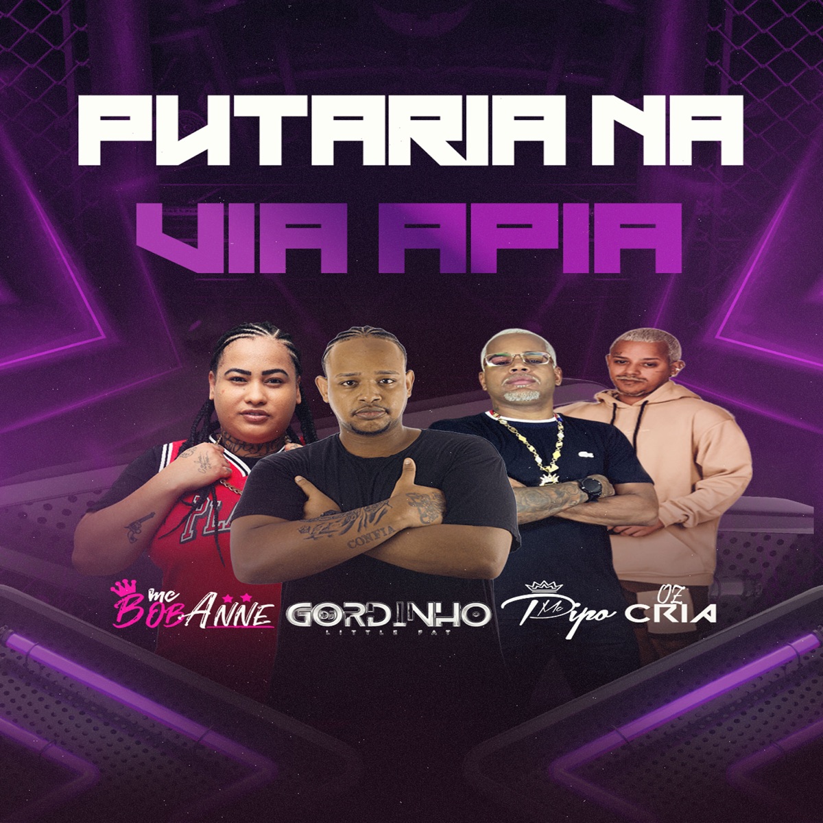 Putaria na Via Apia - Single by MC Pipo, MC Bob Anne, oz crias & Dj Gordinho do confia album cover