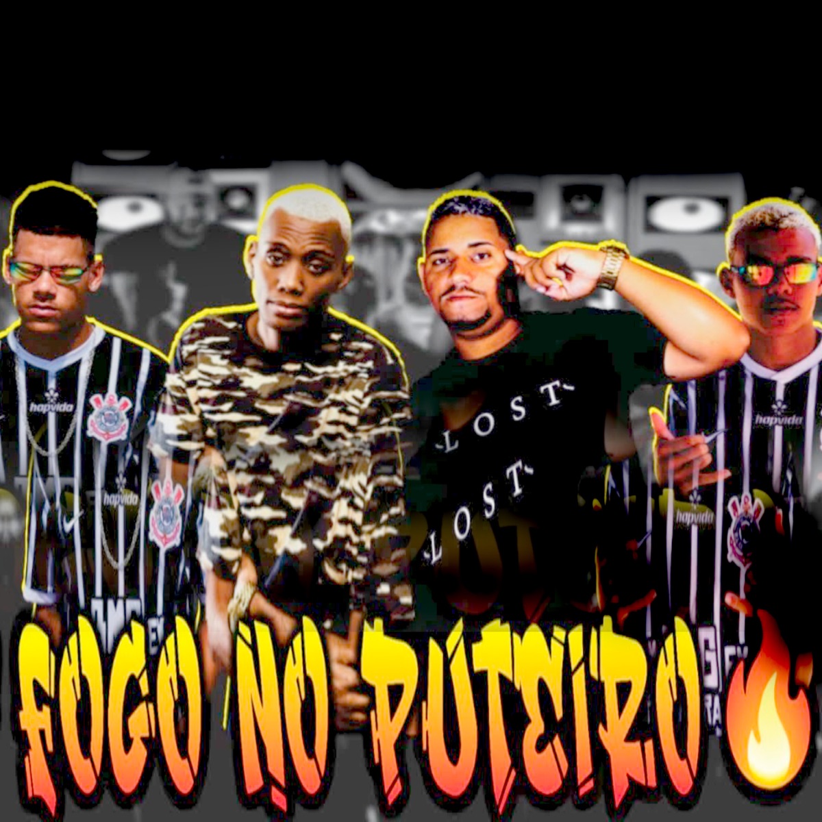 Fogo no Puteiro (feat. MC GW) - Single by LK do Fluxo, Galeguinho & MC Roba Cena album cover