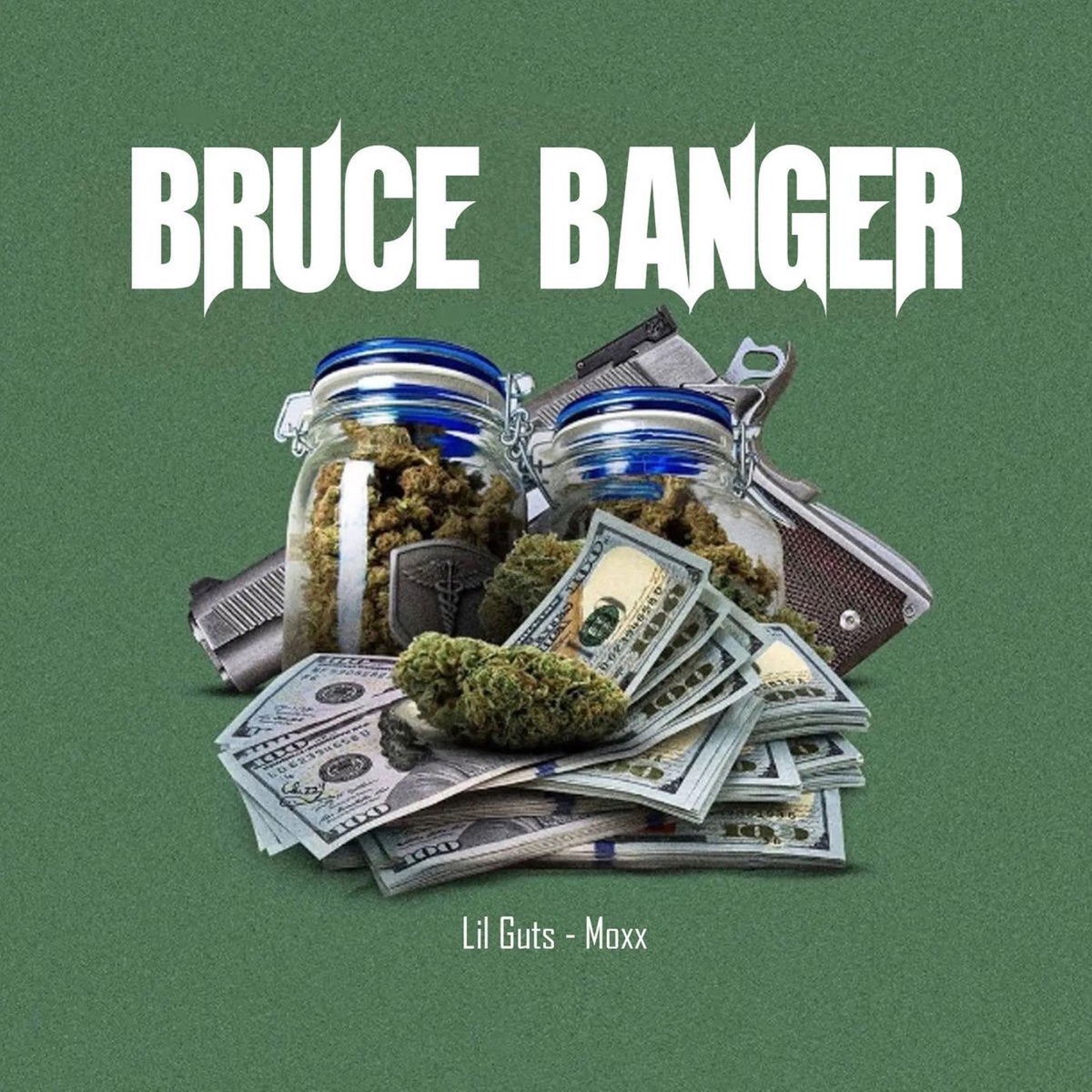 Bruce Banger - Single by Lil Guts & M O X X album cover