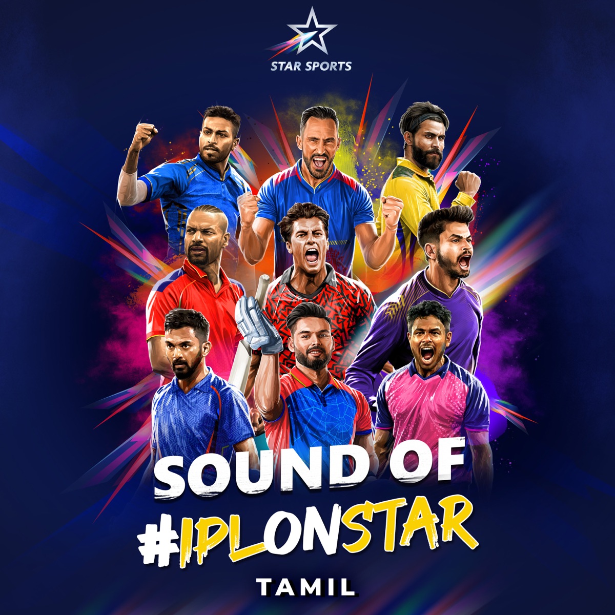 Sound Of #IPLonStar (Tamil) - Single by Akshayraje Shinde, Achu Rajamani, Gana Sallu & Rahul Pais album cover