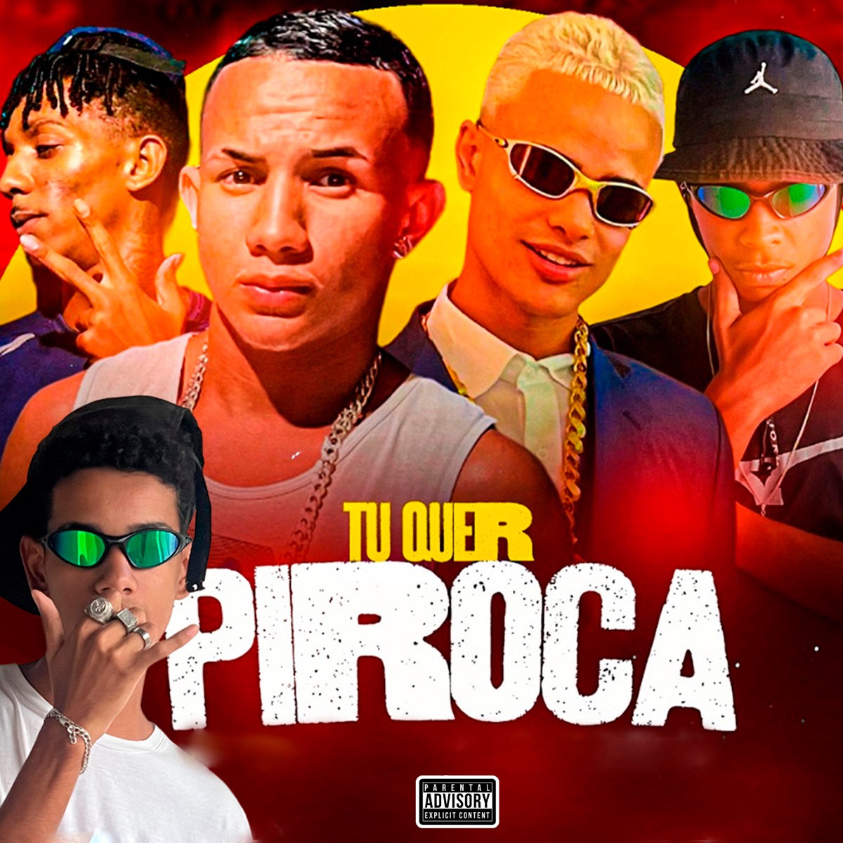 Tu Quer Piroca (feat. Hiaguinho na Voz, Eo Pedrinho & Bruninho no Beat) - Single by Trovão no Beat, Mael da CN & AT Music album cover