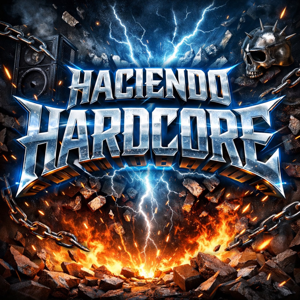 Haciendo Hardcore (feat. Lírika Real, Alejos Mx, Almxnza, Bonice & Jasiel Ch) - Single by Revolucion Callejera Klan & Mini Beats album cover