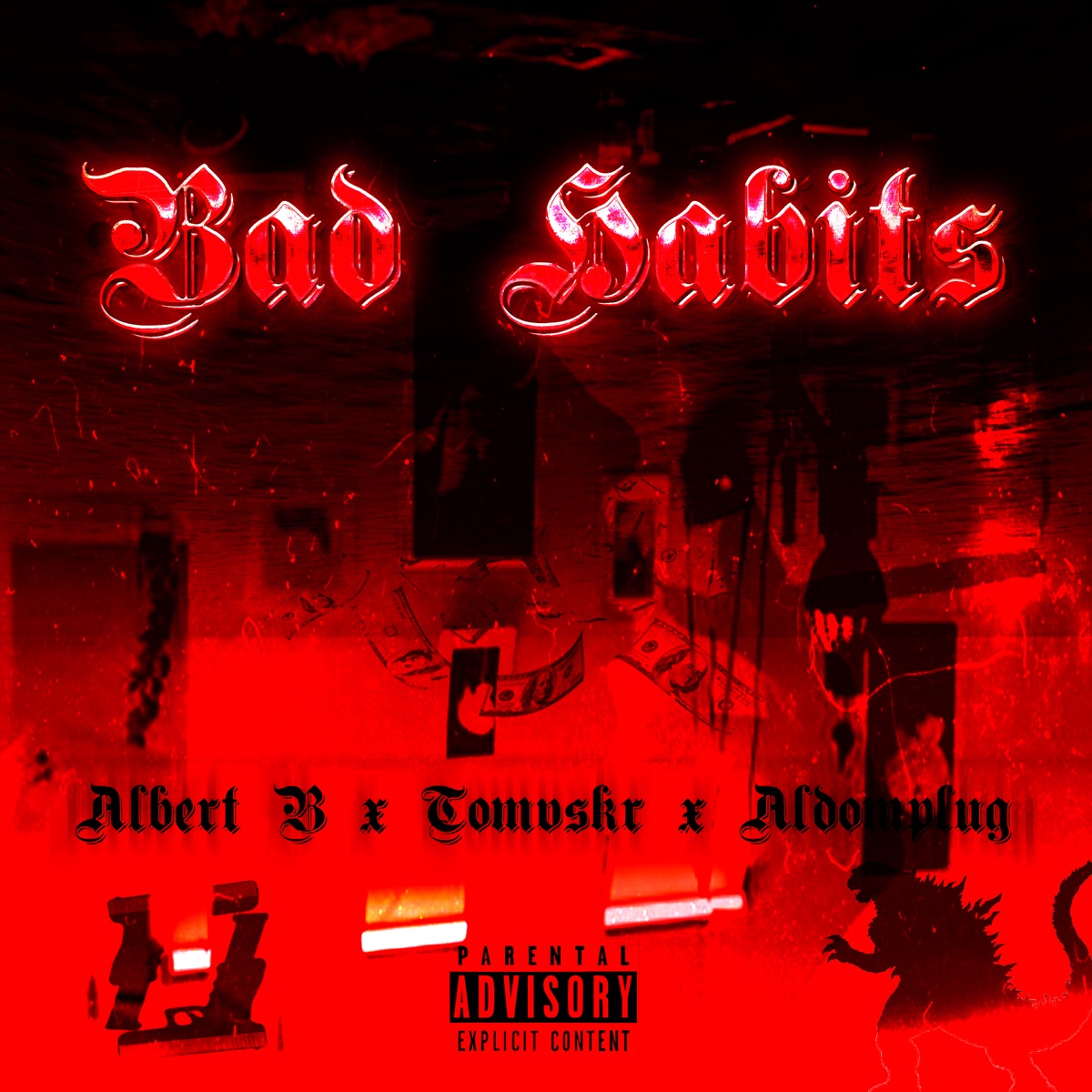 Bad Hxbits (feat. Tomvskr & Aldomplug) - Single by Albert B album cover