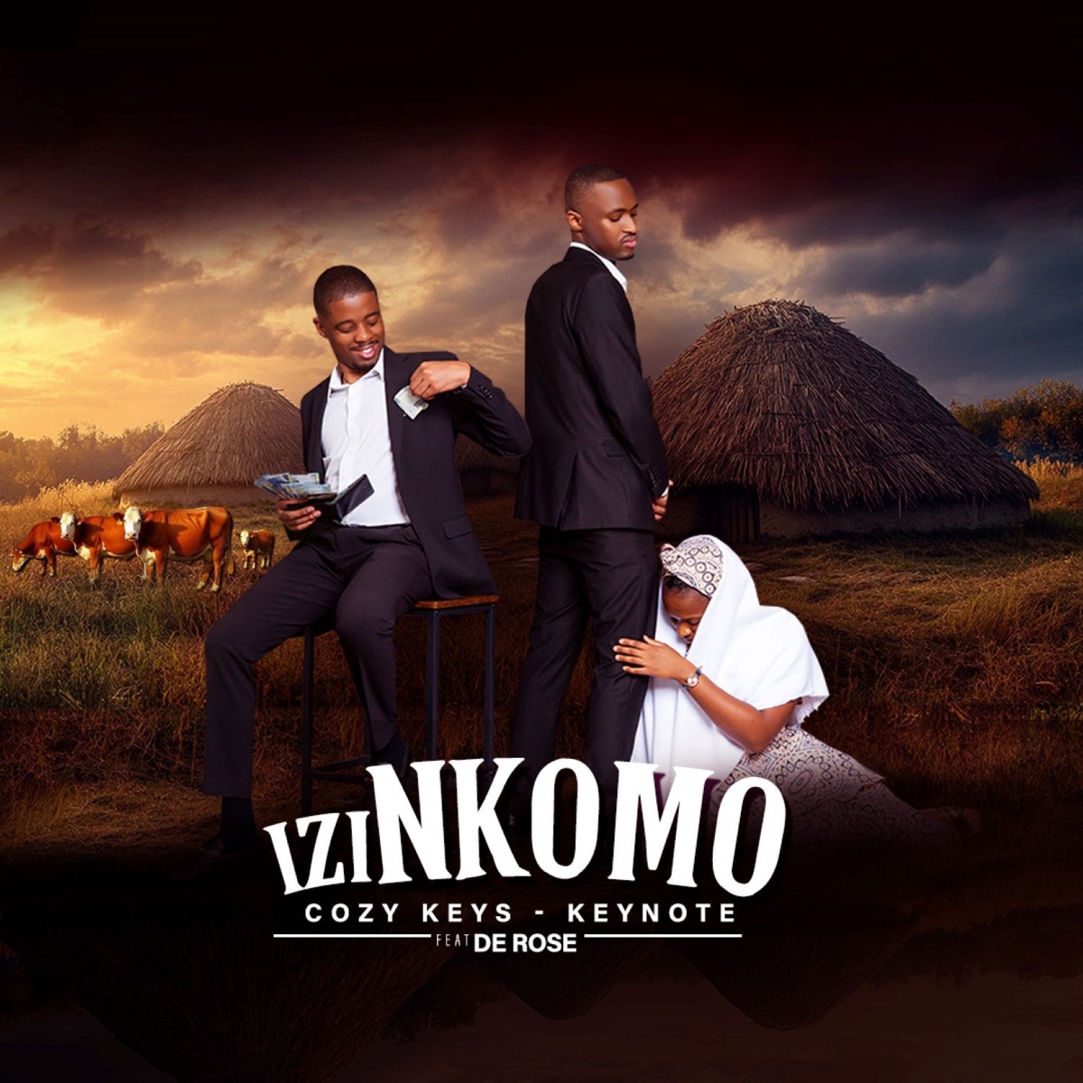 iziNkomo (feat. De Rose) - Single by Cozy Keys & Keynote album cover