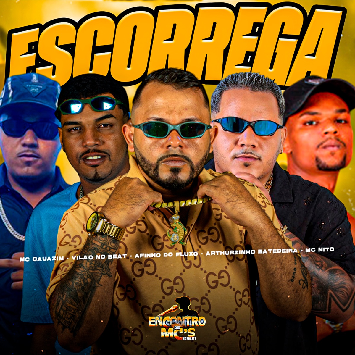 Escorrega (feat. MC Nito) - Single by Afinho do Fluxo, MC Cauazim, Arthuzinho Batedeira & VILÃO NO BEAT album cover