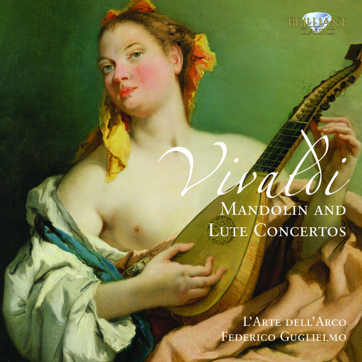 Vivaldi: Mandolin and Lute Concerti by L'Arte Dell'Arco, Federico Guglielmo, Mauro Squillante & Davide Rebuffa album cover