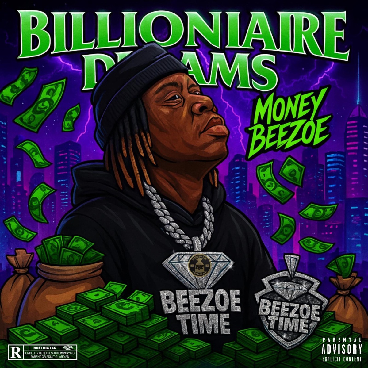 Billionaire Dreams - Single by Money Beezoe album cover
