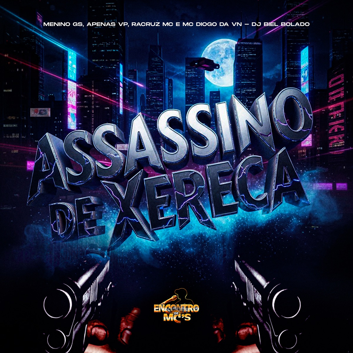Assassino de Xereca (feat. MC Diogo da vn) - Single by Menino GS, Apenas VP, Racruz MC & DJ Biel Bolado album cover