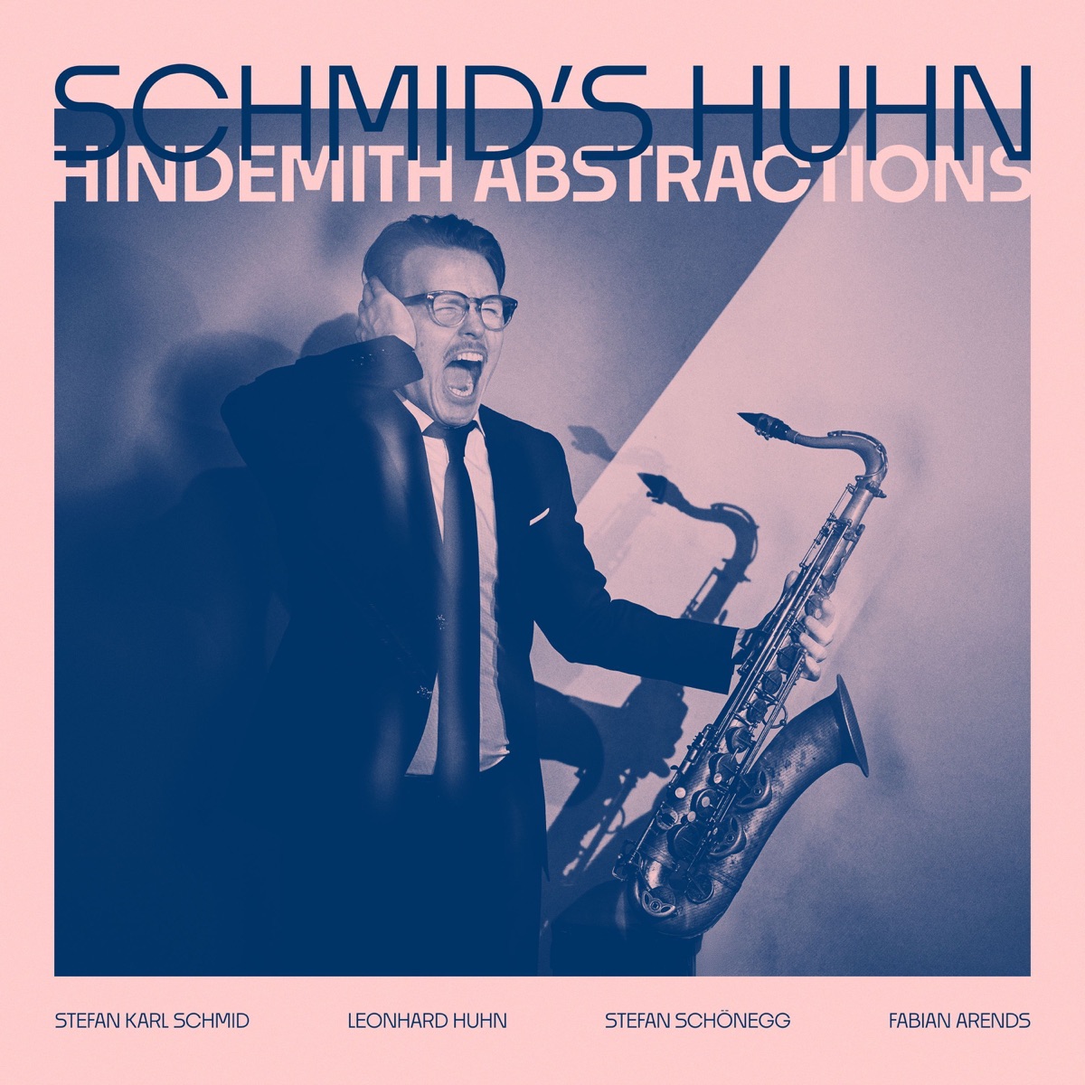 Hindemith Abstractions (feat. Stefan Schönegg & Fabian Arends) by Schmid's Huhn, Stefan Karl Schmid & Leonhard Huhn album cover