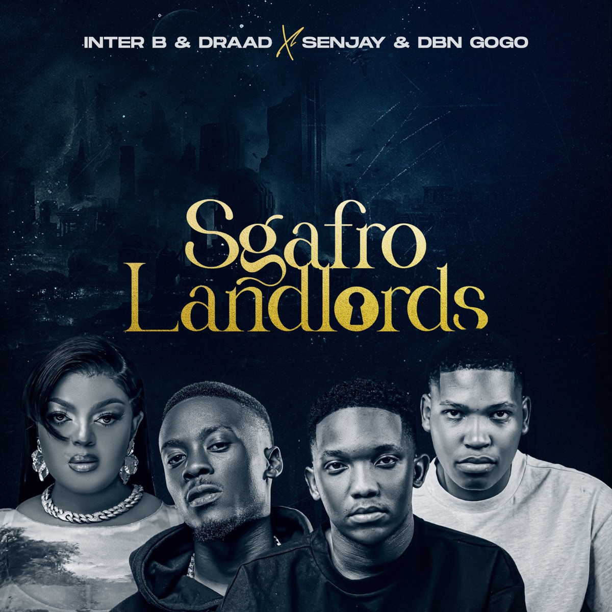 Sgafro Landlords - Single by Inter B & Draad, DBN Gogo & Senjay album cover