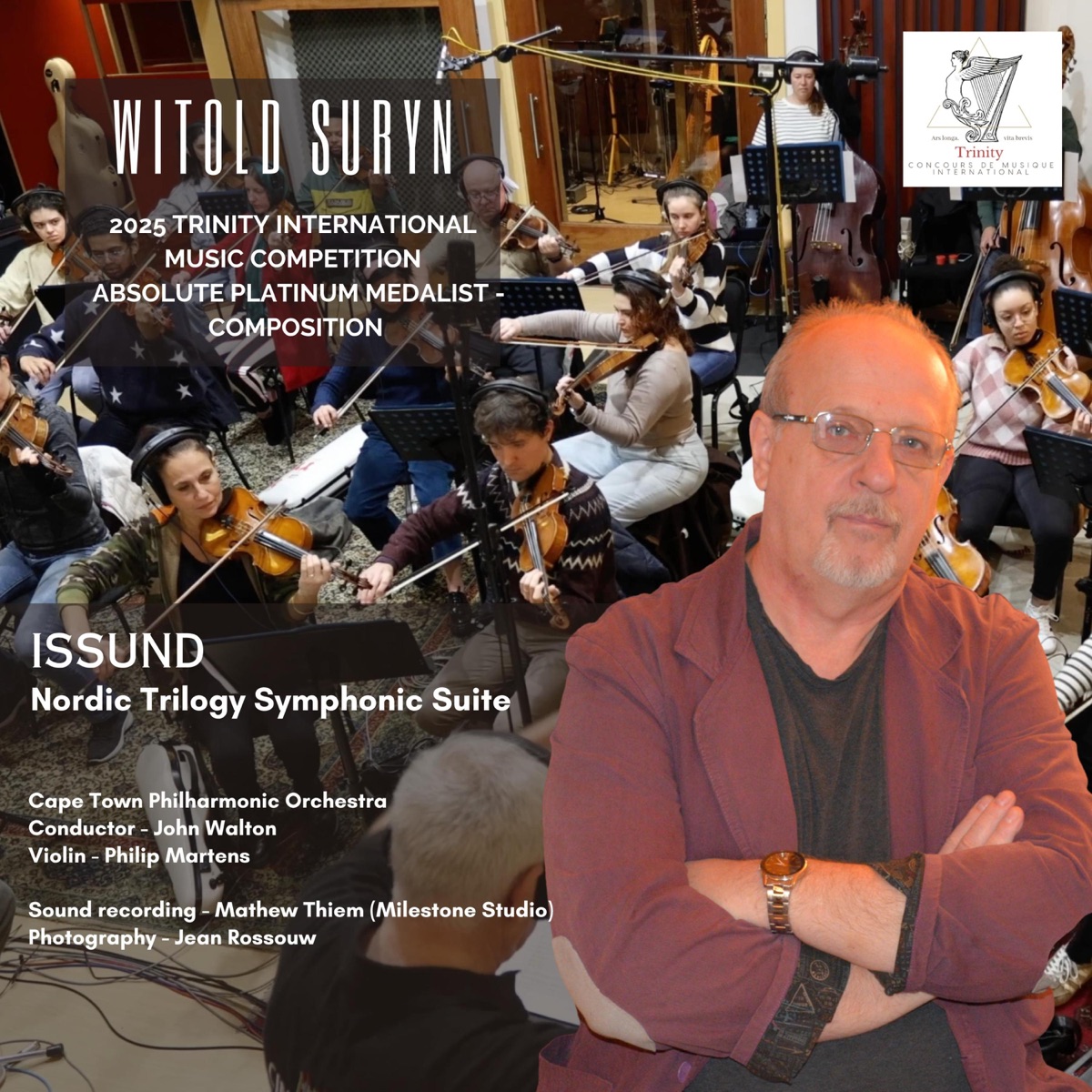 Issund (feat. Cape Town Philharmonic Orchestra, John Walton & Philip Martens) - Single by Witold Suryn album cover
