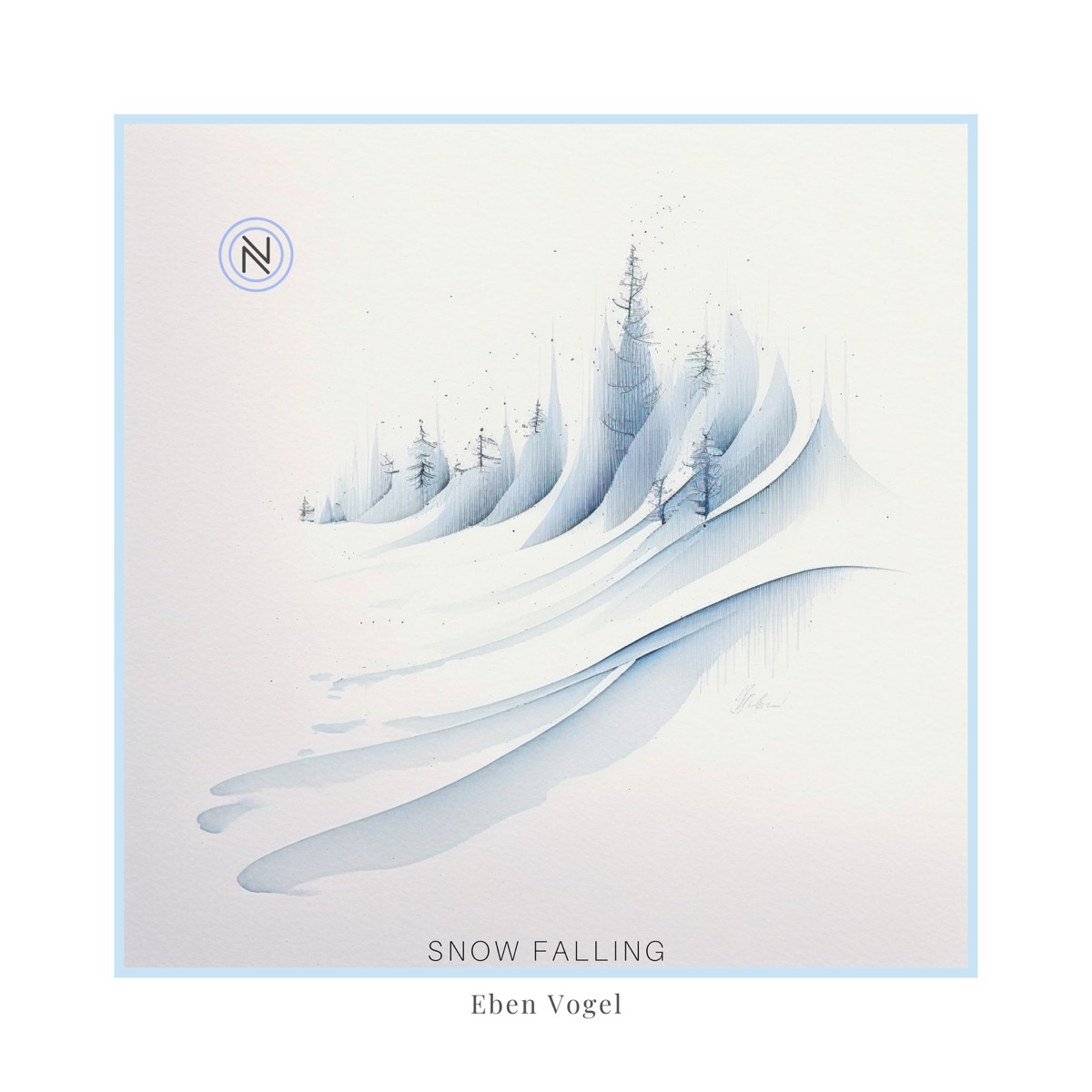 Snow Falling - Single by Eben Vogel album cover