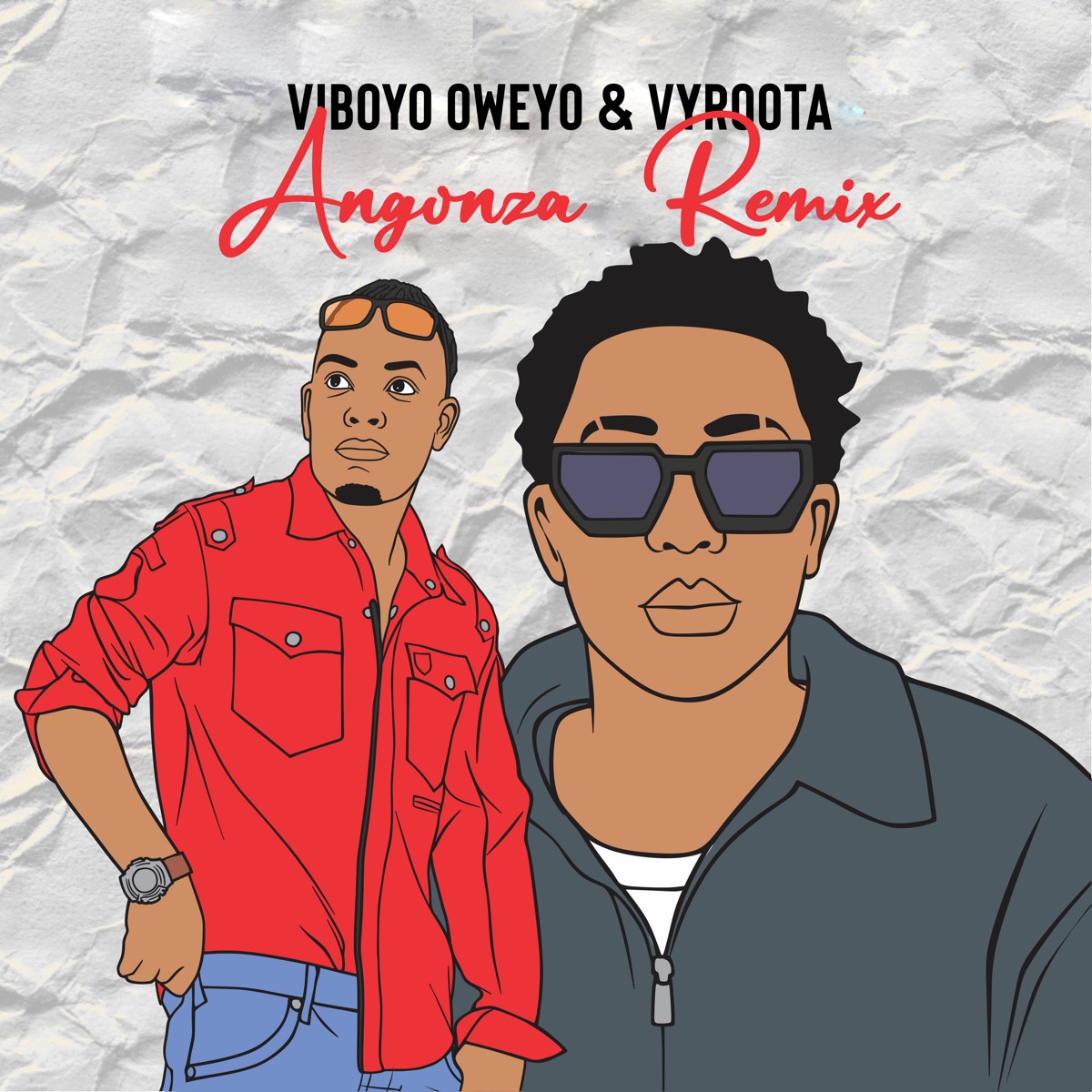 Angonza (Remix) - Single by Viboyo Oweyo & Vyroota album cover