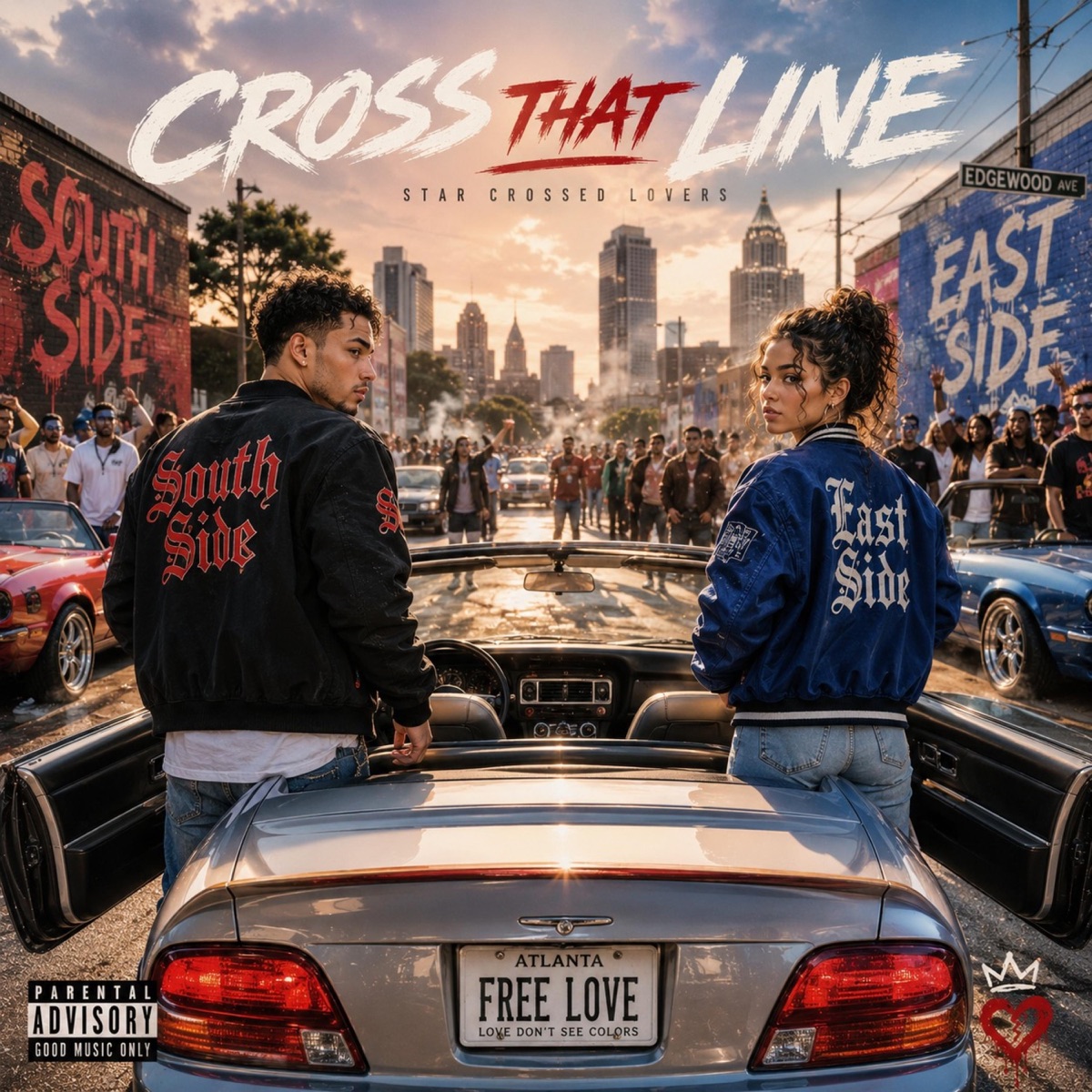 Cross That Line (feat. RHAZ) - Single by Al Rawjee album cover