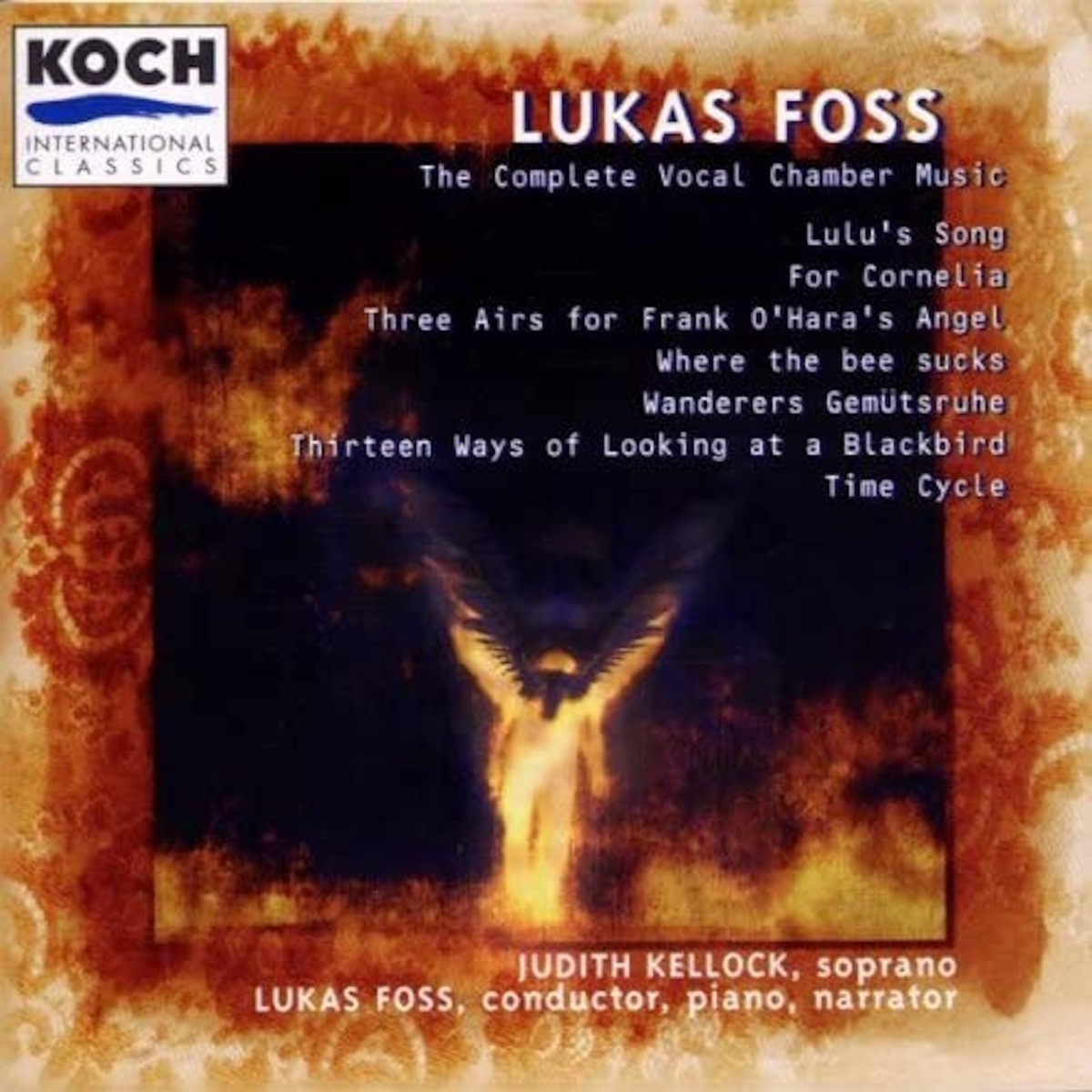 Foss: The Complete Vocal Chamber Music by Lukas Foss & Judith Kellock album cover