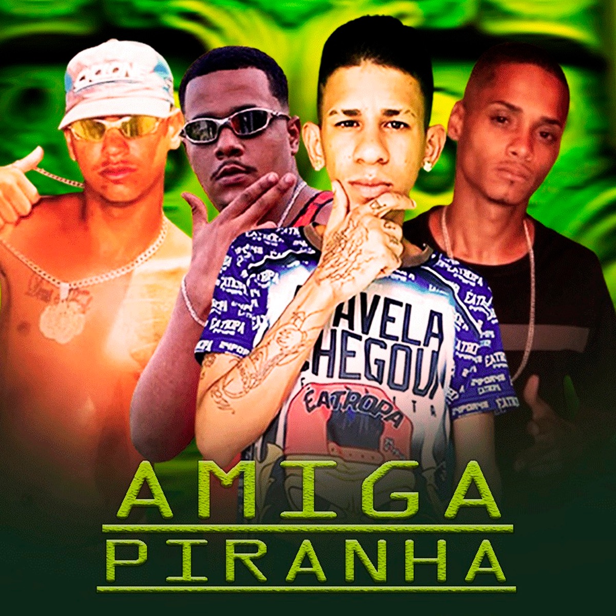 Amiga Piranha (feat. Diego Treloso & 100PanoProdutora) - Single by JwsNoBeat081, Vitinho Xcamoso & Brisa081 album cover
