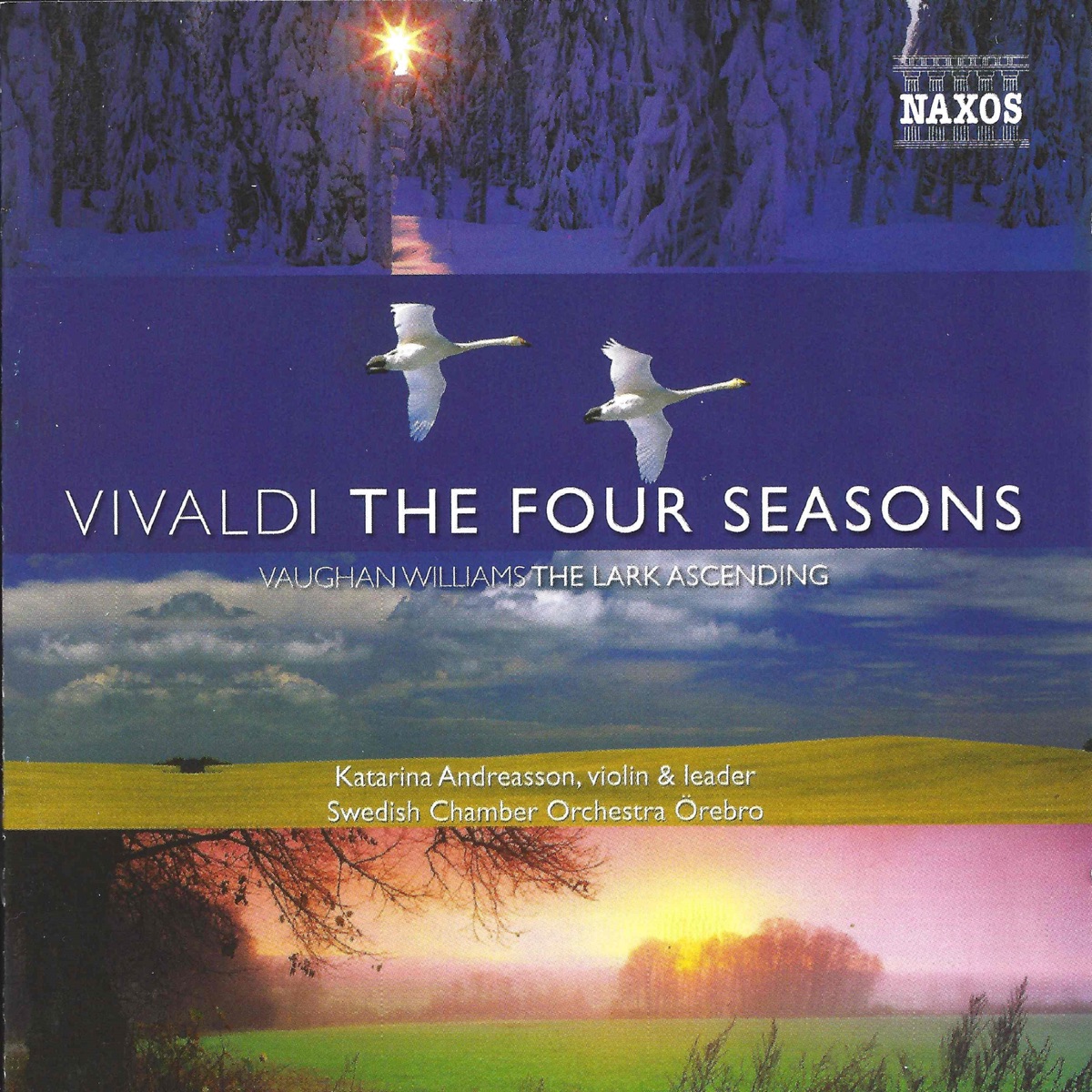 Vivaldi: The Four Seasons by Swedish Chamber Orchestra, Antonio Vivaldi & Katarina Andreasson album cover
