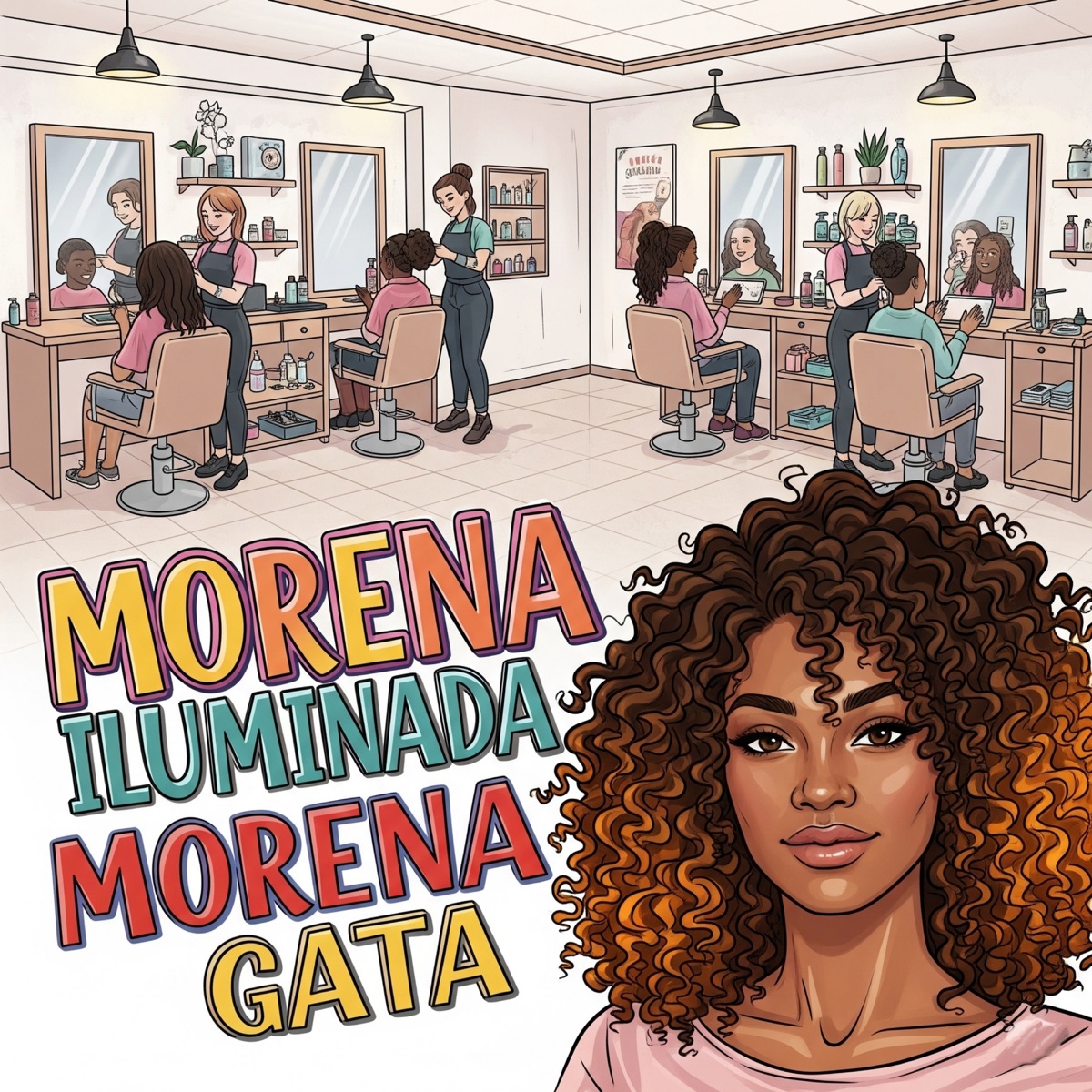 MORENA ILUMINADA MORENA GATA - Single by MC NEGÃO DE VILA VELHA album cover