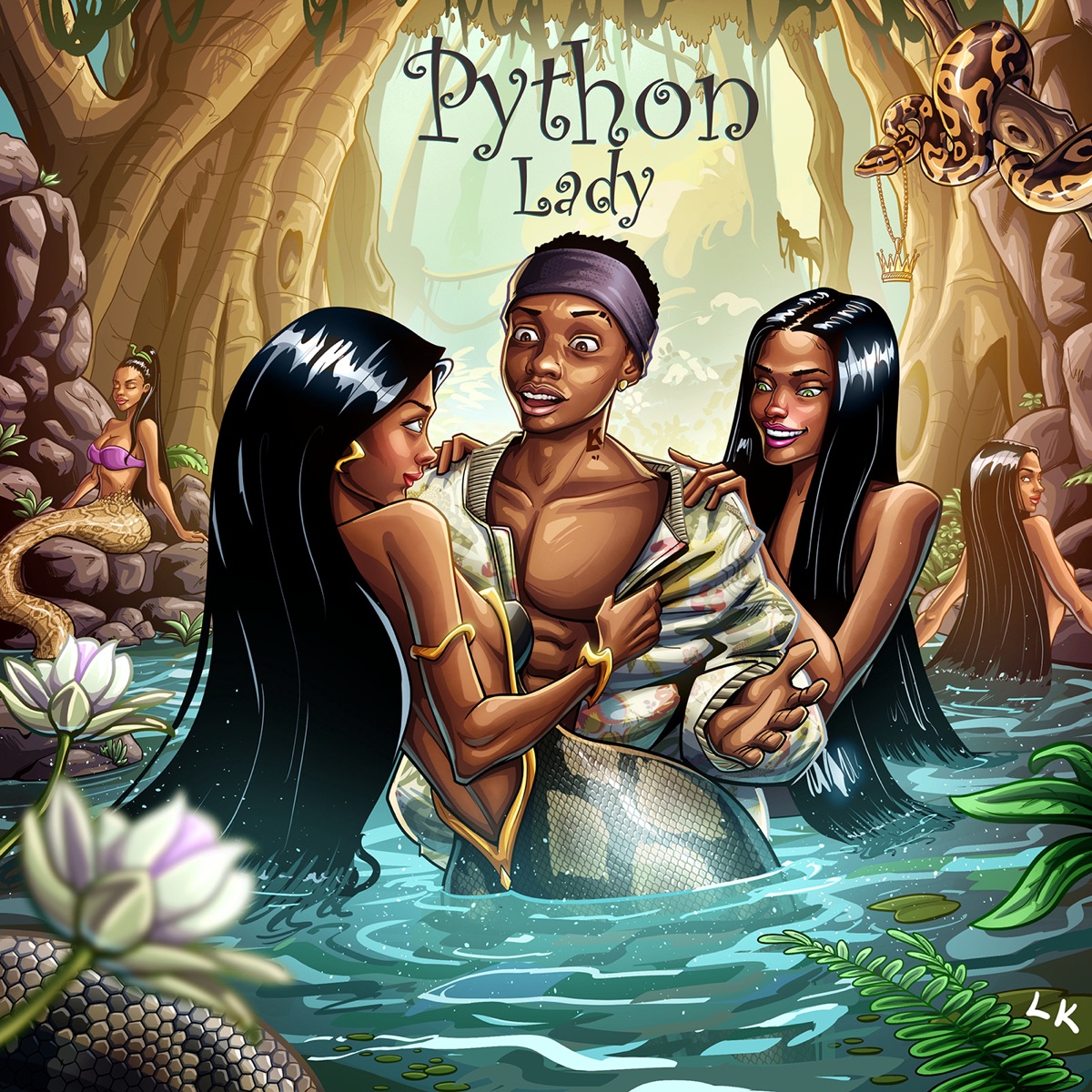 Python Lady - Single by Nalk album cover