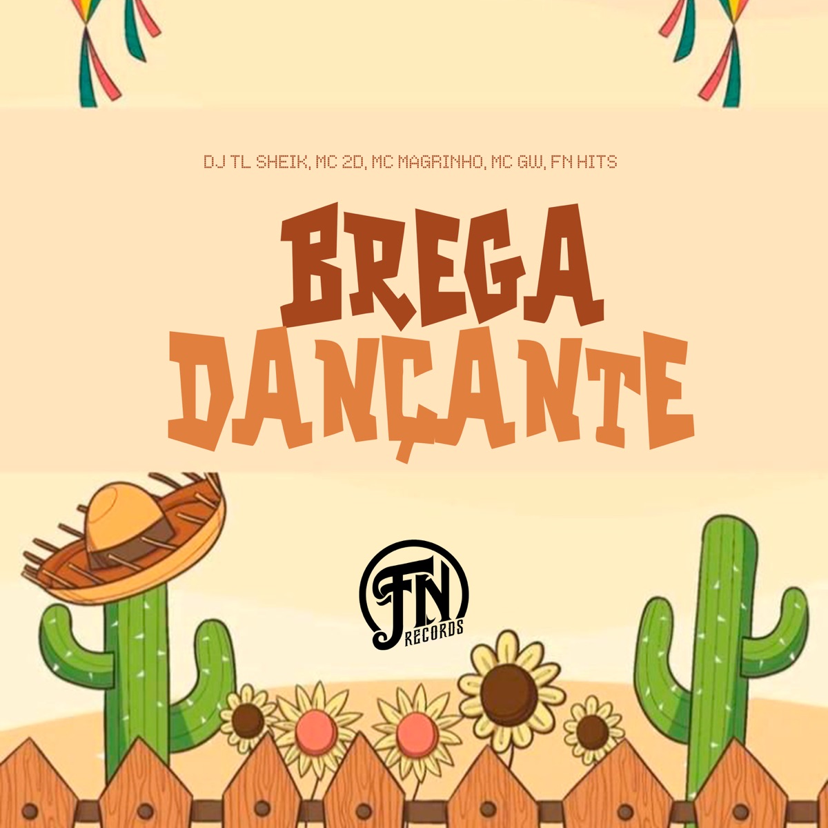 Brega Dançante - Single by dj tl sheik, Mc 2D, Mc Magrinho & Mc Gw album cover
