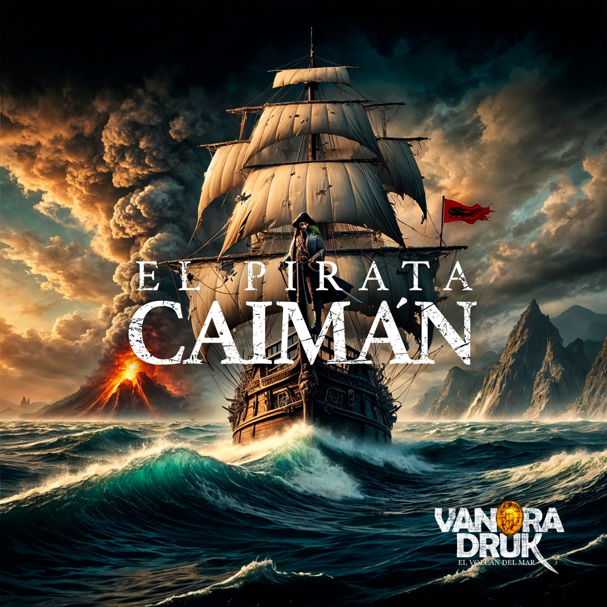 El Pirata Caimán (feat. Jorge Mejia, Ulises Aquino & Oscar levi) - Single by Vanora Druk, Alba Messa & Andres Sarachaga album cover