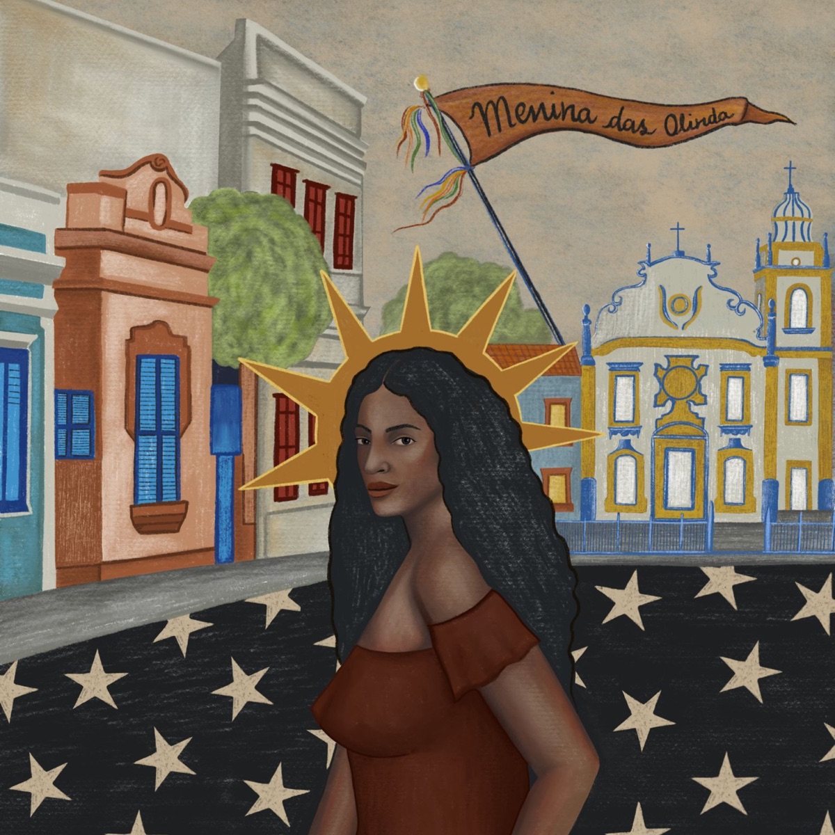 Menina das Olinda (feat. Gilú Amaral, Parrô Mello, Pedro Vivant, Eliel Silva, Debson Silva & Max Matias) - Single by Márcio Oliveira & André Rio album cover