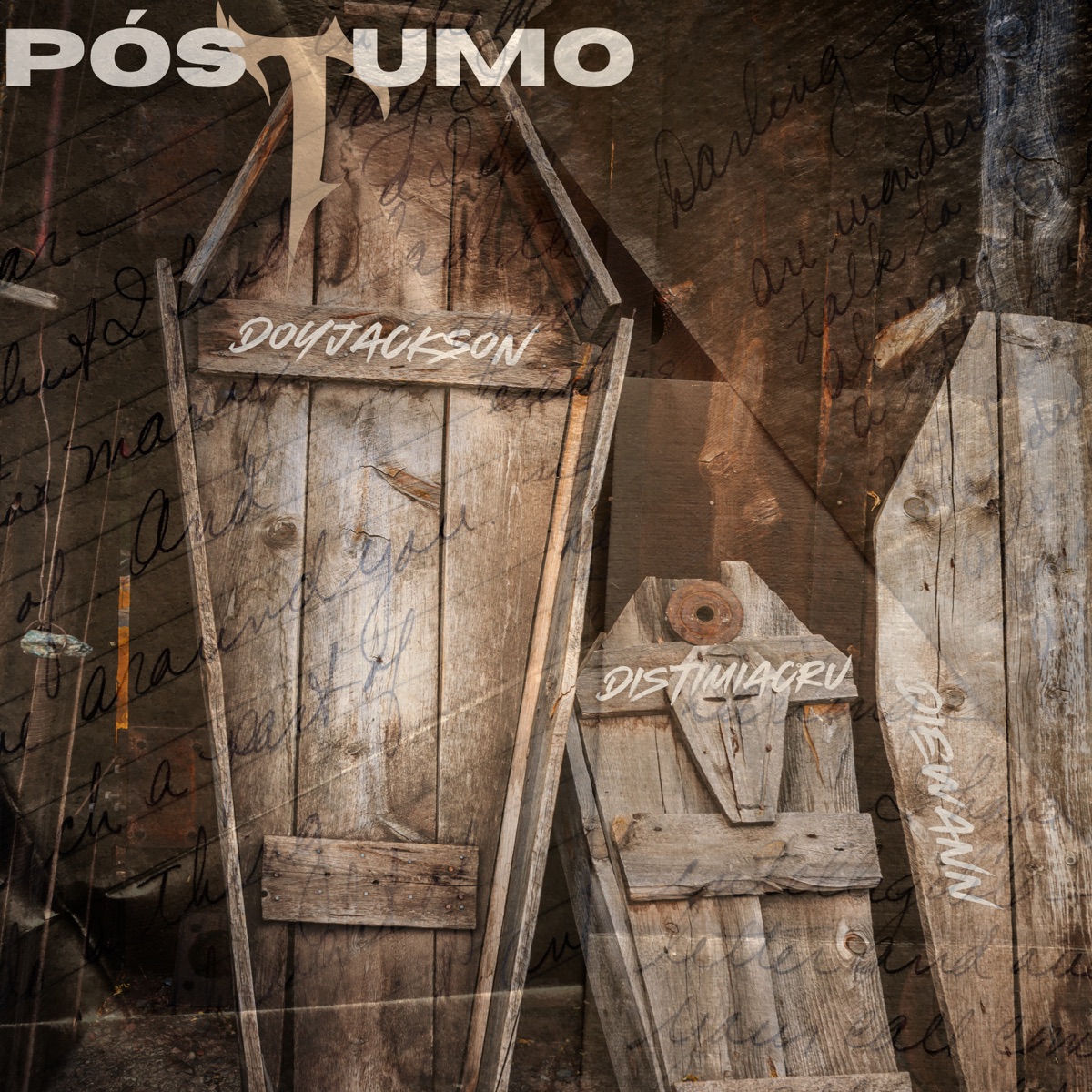 Póstumo (feat. DJ Ropo) - Single by Distimia Cru, Doy Jackson & Diewann album cover