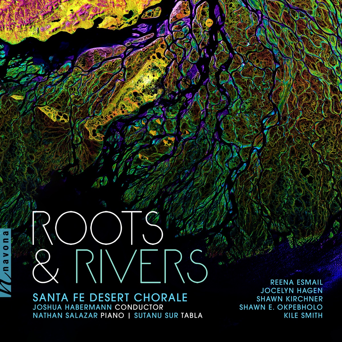 Roots & Rivers by Santa Fe Desert Chorale, Joshua Habermann & Nathan Salazar album cover