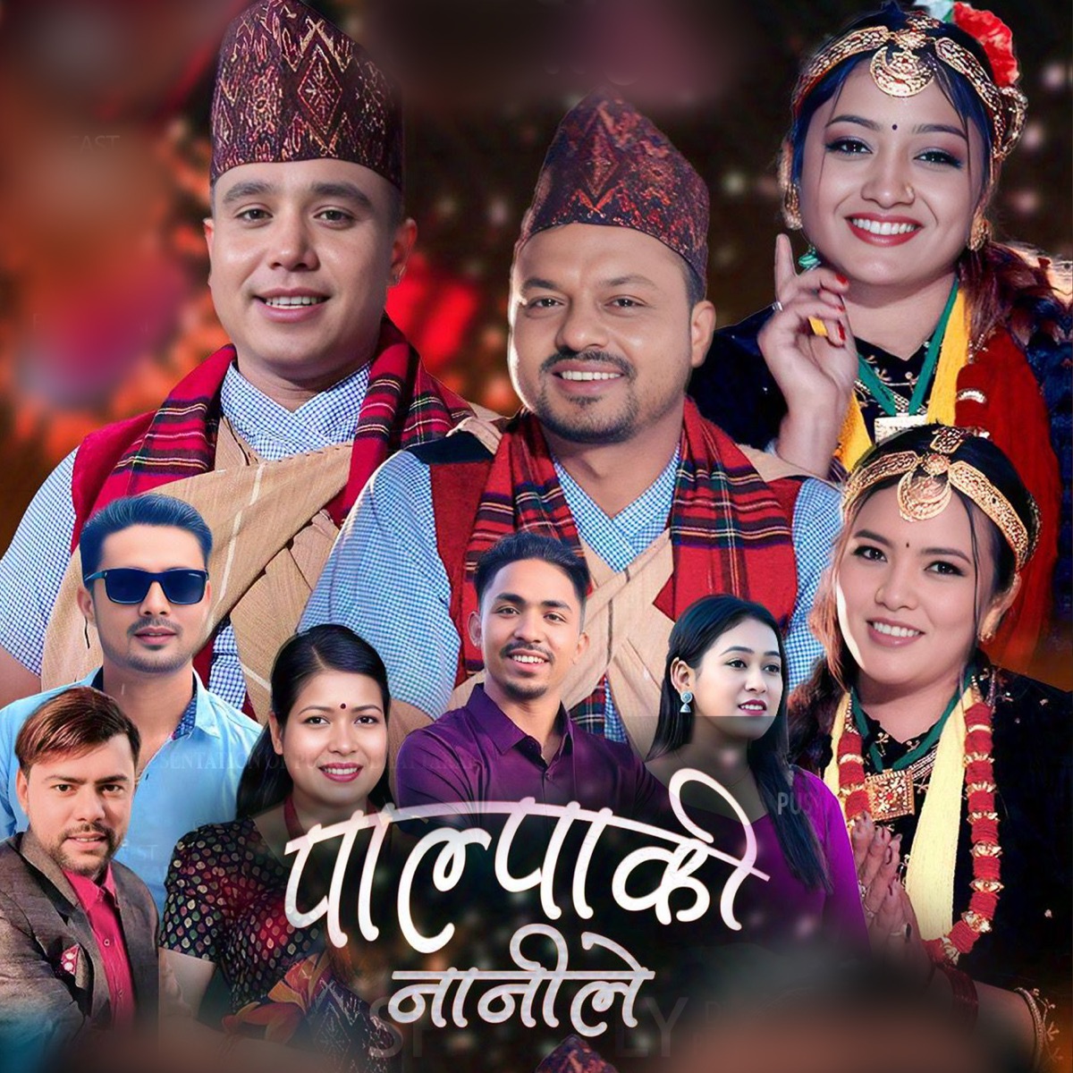 Palpaki Nanile (feat. Jagat Gaudel) - Single by Puskal Bhattarai, Lalumaya Kunwar, Tika Sanu & Ramesh Bishwokarma album cover