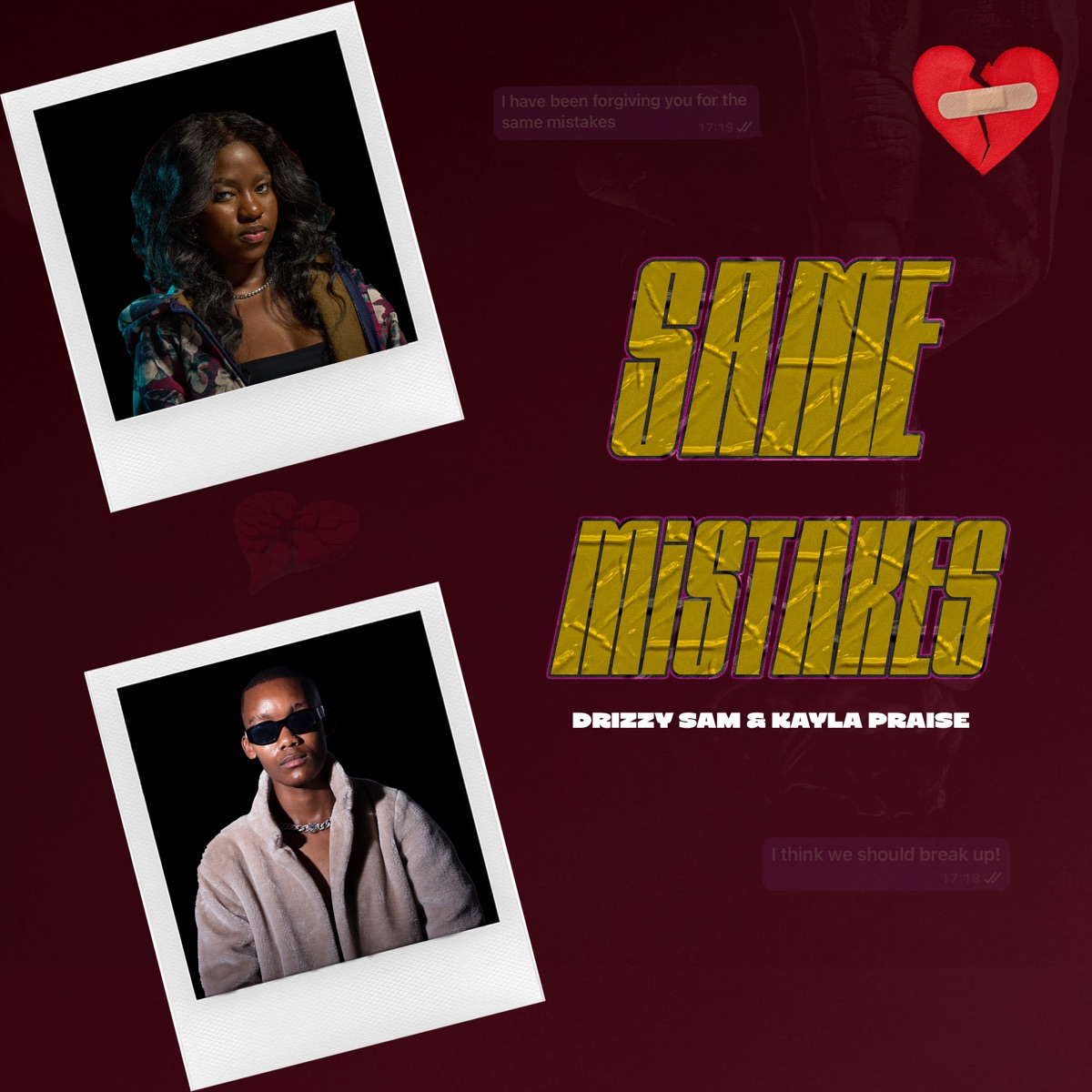 Same Mistakes - Single by Drizzy Sam (RSA) & Kayla Praise album cover