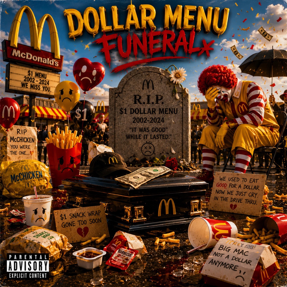 Dollar Menu Funeral - Single by J Dexter Luchiano album cover