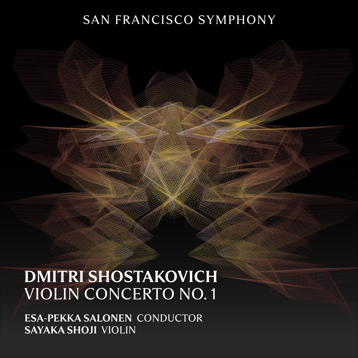 Shostakovich: Violin Concerto No. 1 by Esa-Pekka Salonen, San Francisco Symphony & Sayaka Shoji album cover