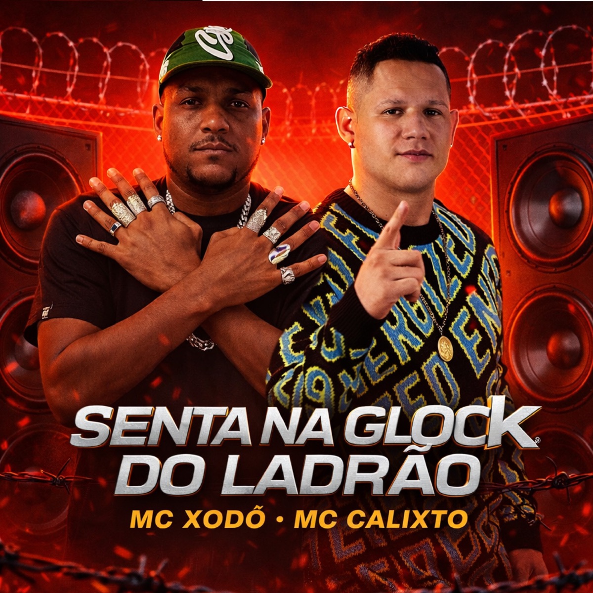 Santa na Glock do Ladrão - Single by Mc Xodó & Mc Calixto album cover