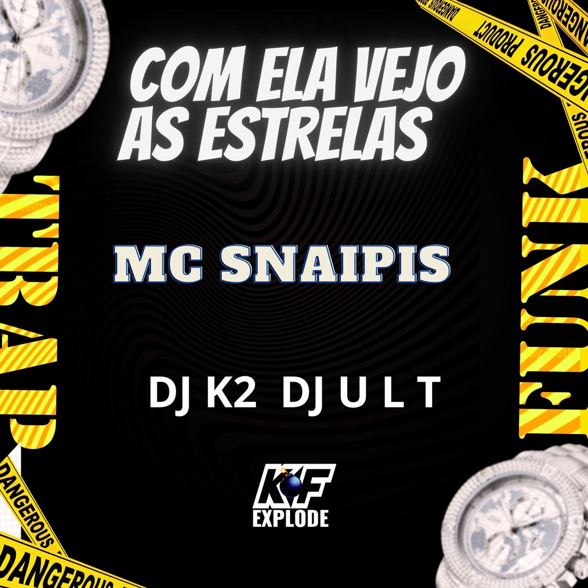 Com Ela Vejo as Estrelas - Single by MC Snaipis, Dj K2 & DJ ULT album cover