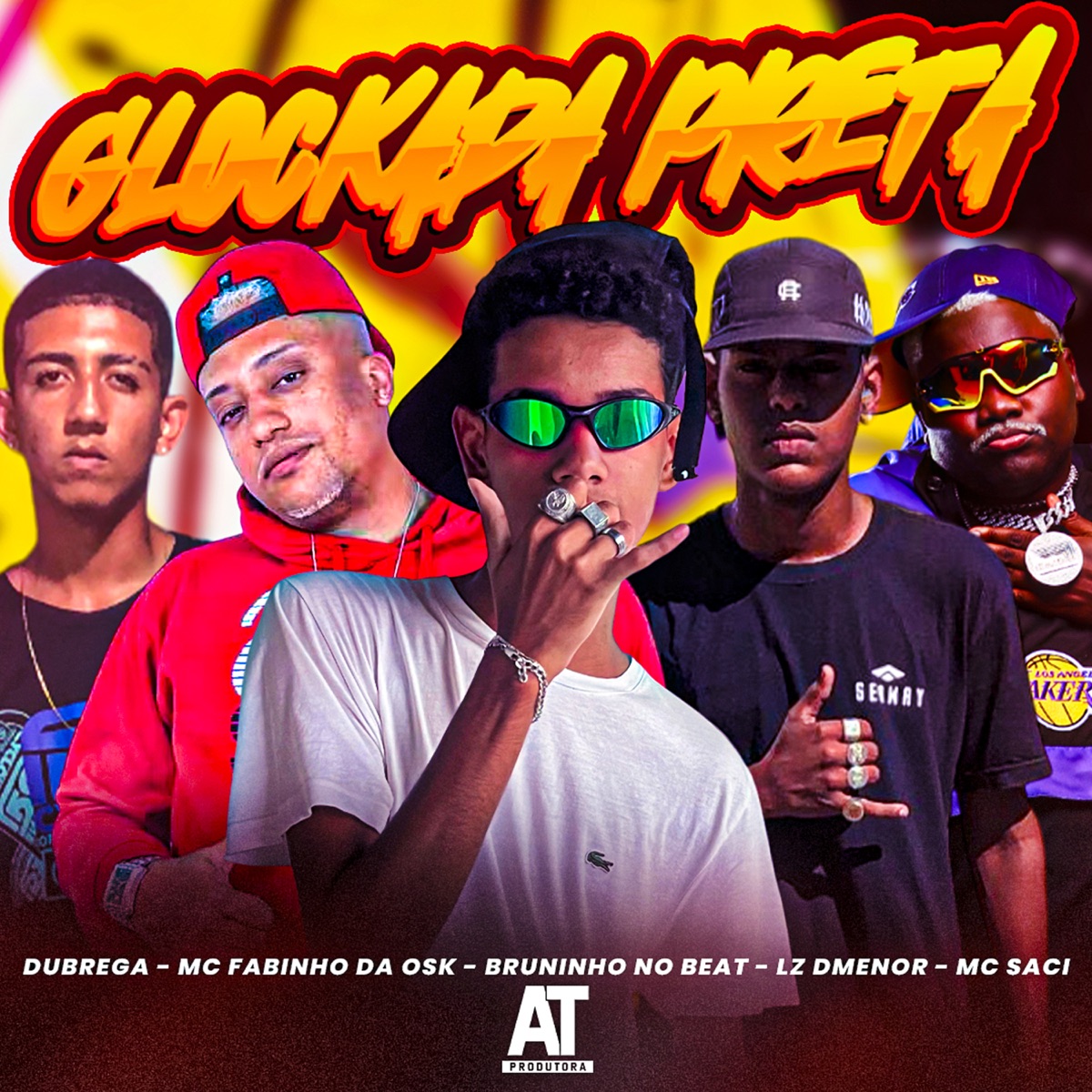 Glockada Preta (feat. Bruninho no Beat, MC Saci & MC Fabinho da Osk) - Single by Dubrega & Lz Dmenor album cover