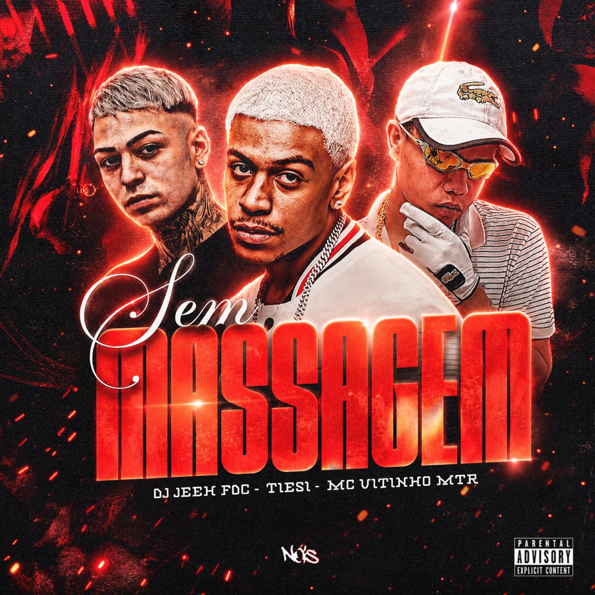 SEM MASSAGEM - Single by Tiesi, Mc Vitinho MTR & DJ Jeeh FDC album cover